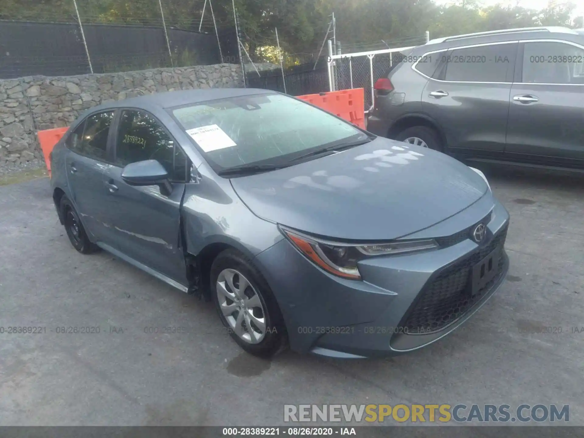 1 Photograph of a damaged car 5YFEPRAE4LP042861 TOYOTA COROLLA 2020