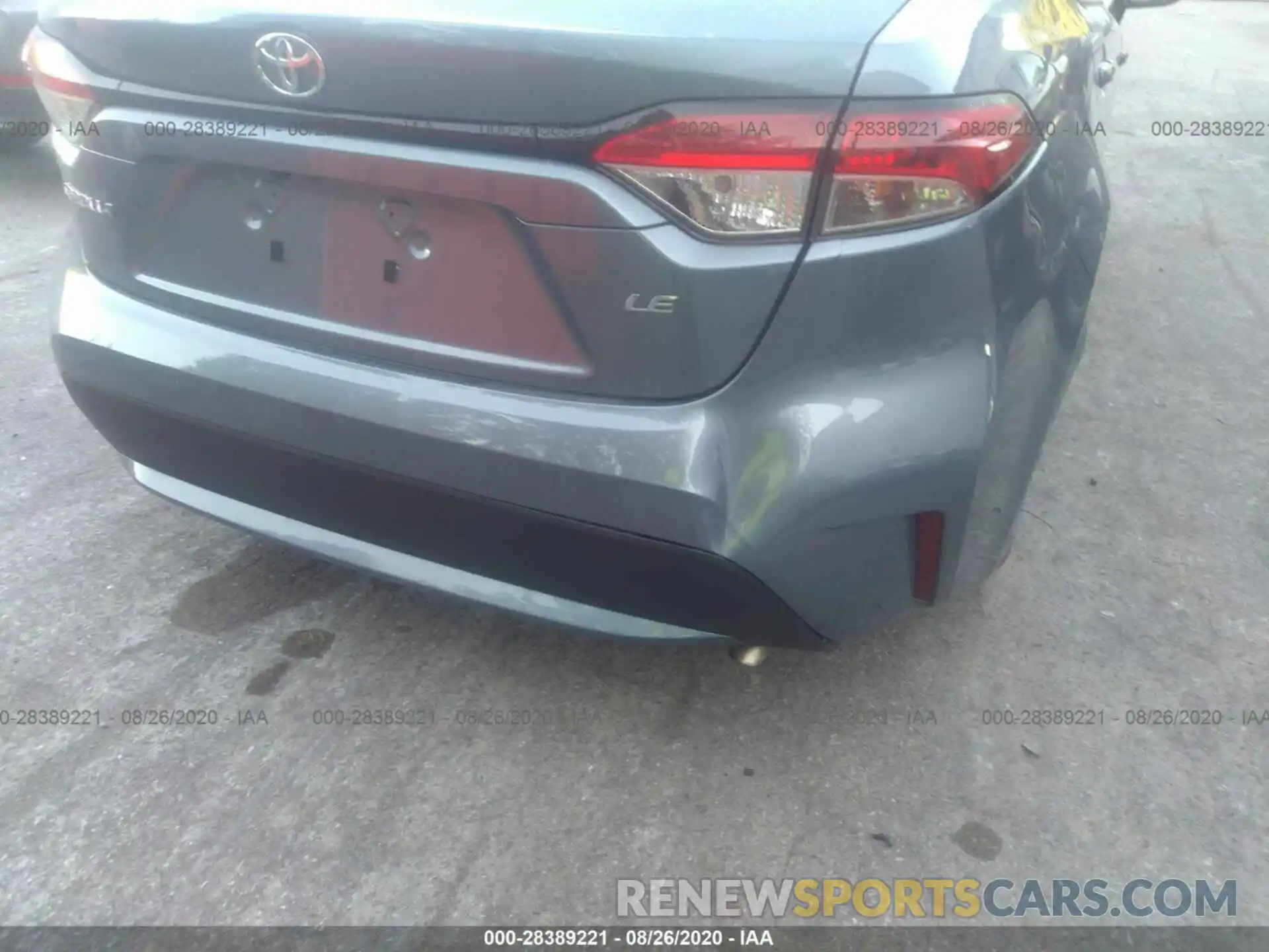 6 Photograph of a damaged car 5YFEPRAE4LP042861 TOYOTA COROLLA 2020