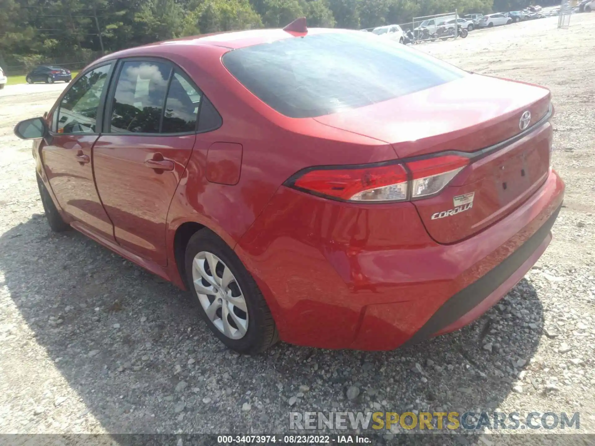 3 Photograph of a damaged car 5YFEPRAE4LP044111 TOYOTA COROLLA 2020