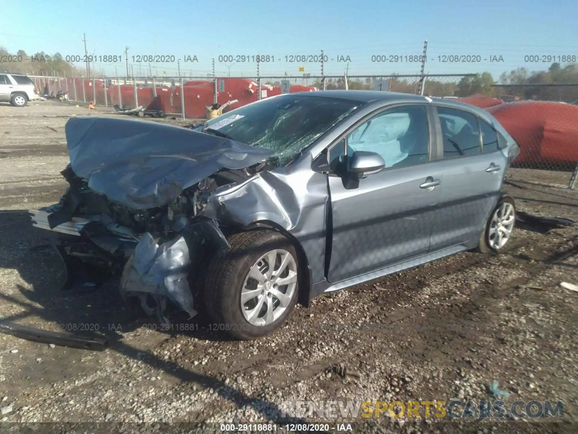 2 Photograph of a damaged car 5YFEPRAE4LP045050 TOYOTA COROLLA 2020