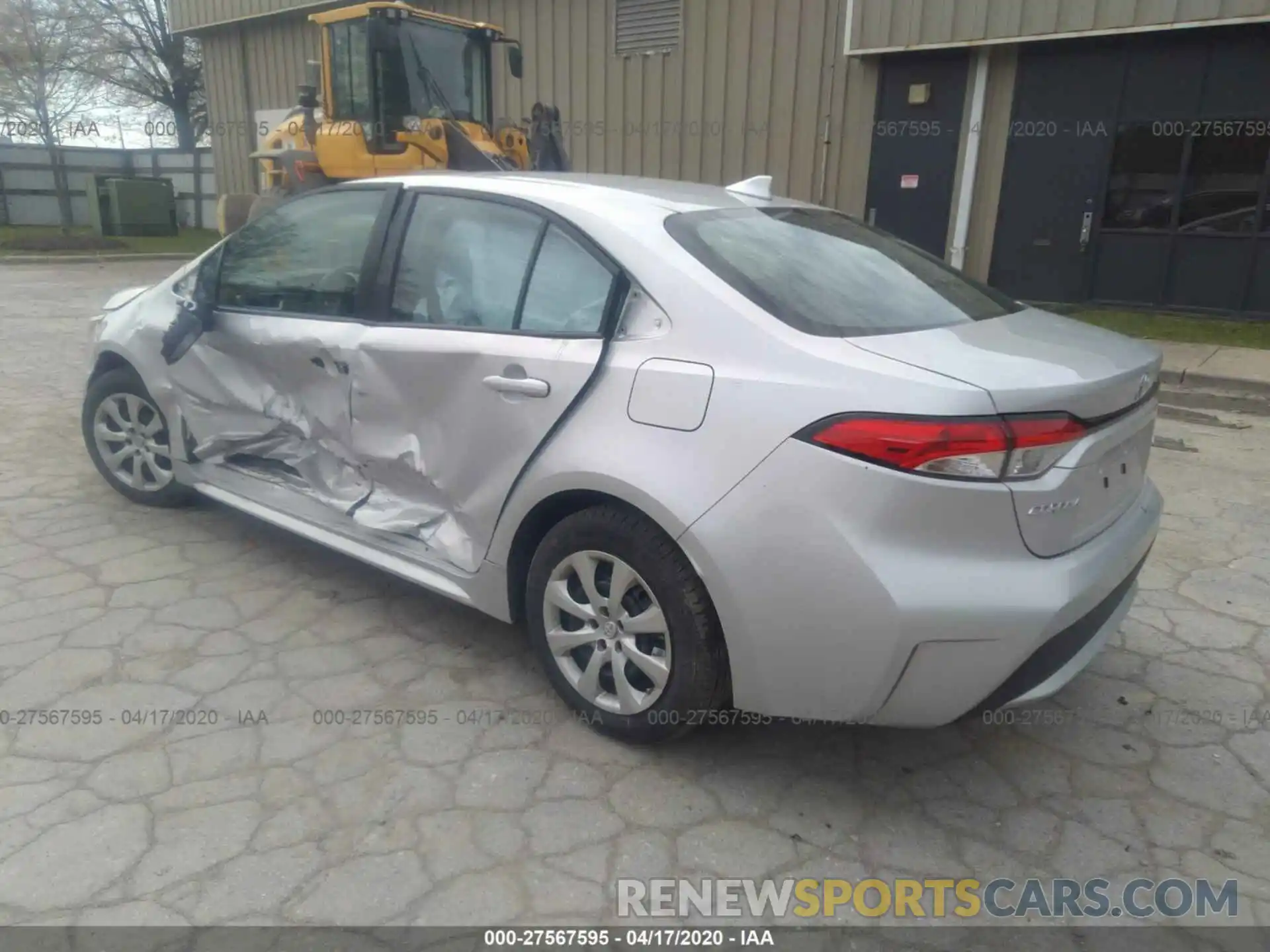 3 Photograph of a damaged car 5YFEPRAE4LP046442 TOYOTA COROLLA 2020