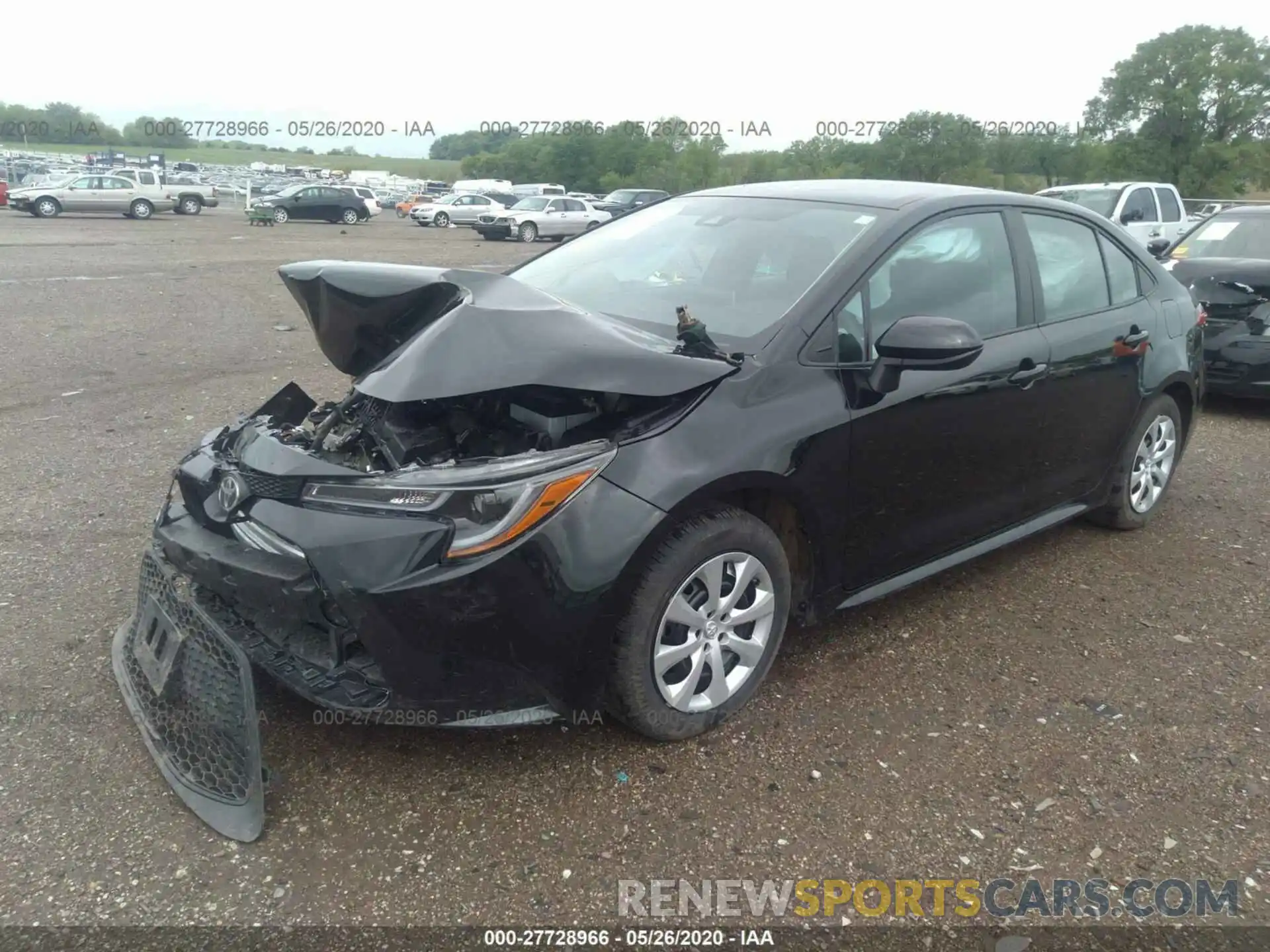 2 Photograph of a damaged car 5YFEPRAE4LP047199 TOYOTA COROLLA 2020