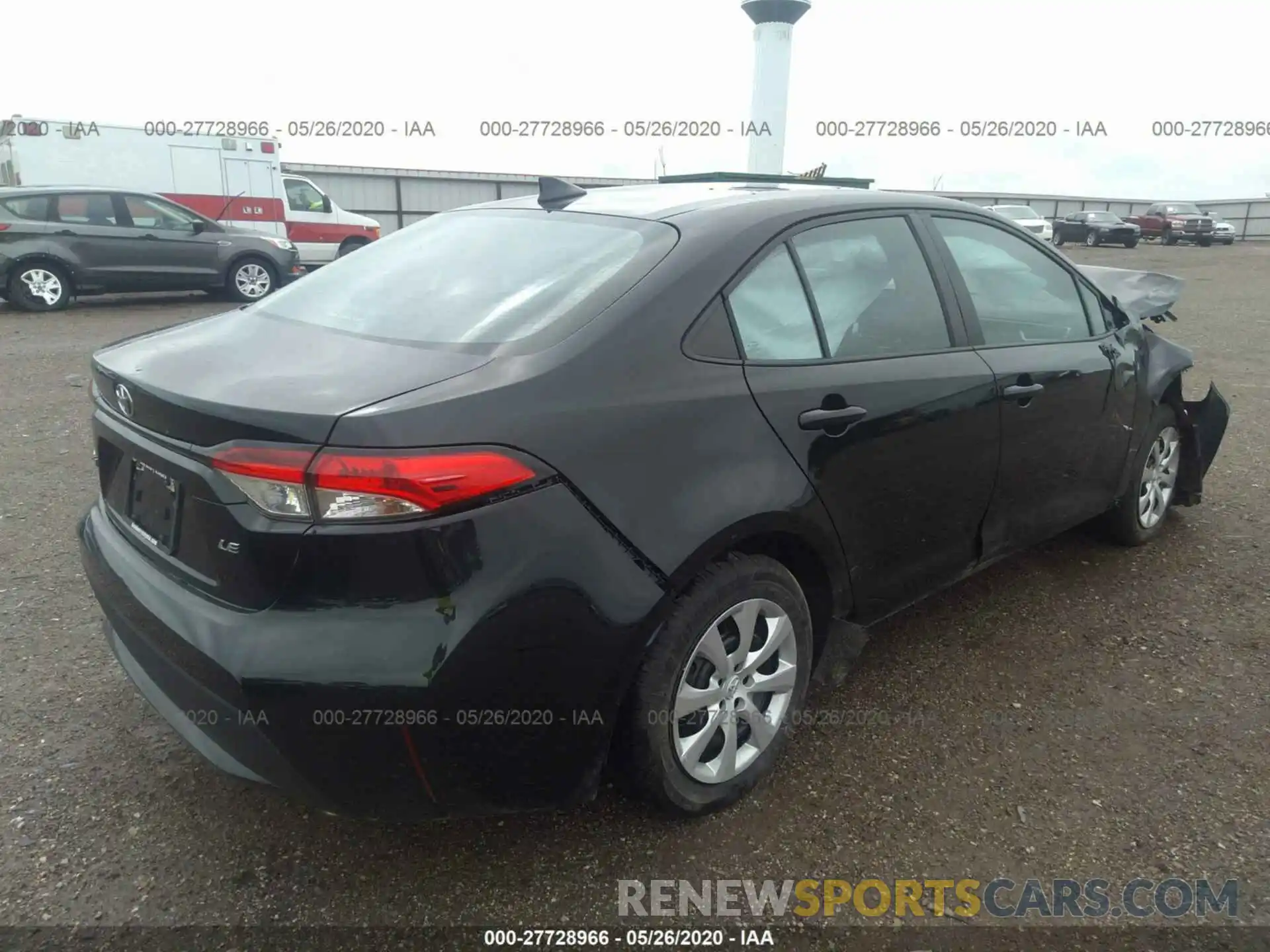 4 Photograph of a damaged car 5YFEPRAE4LP047199 TOYOTA COROLLA 2020