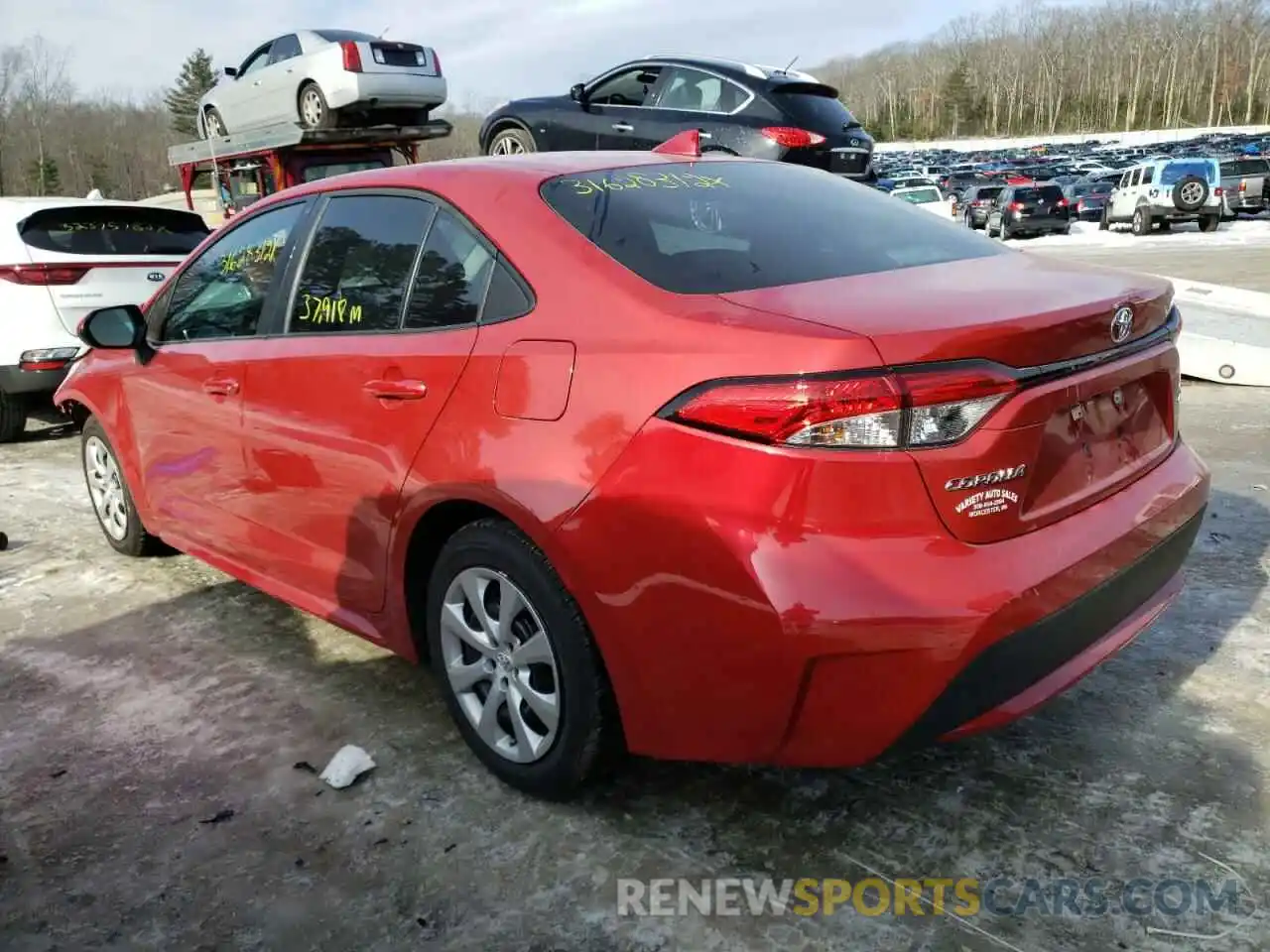 3 Photograph of a damaged car 5YFEPRAE4LP047624 TOYOTA COROLLA 2020