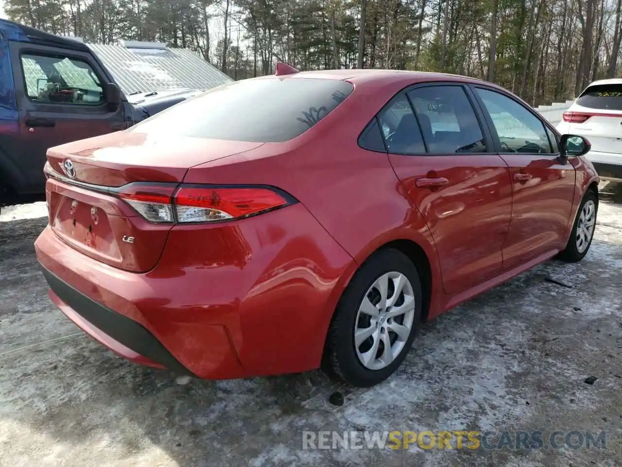 4 Photograph of a damaged car 5YFEPRAE4LP047624 TOYOTA COROLLA 2020