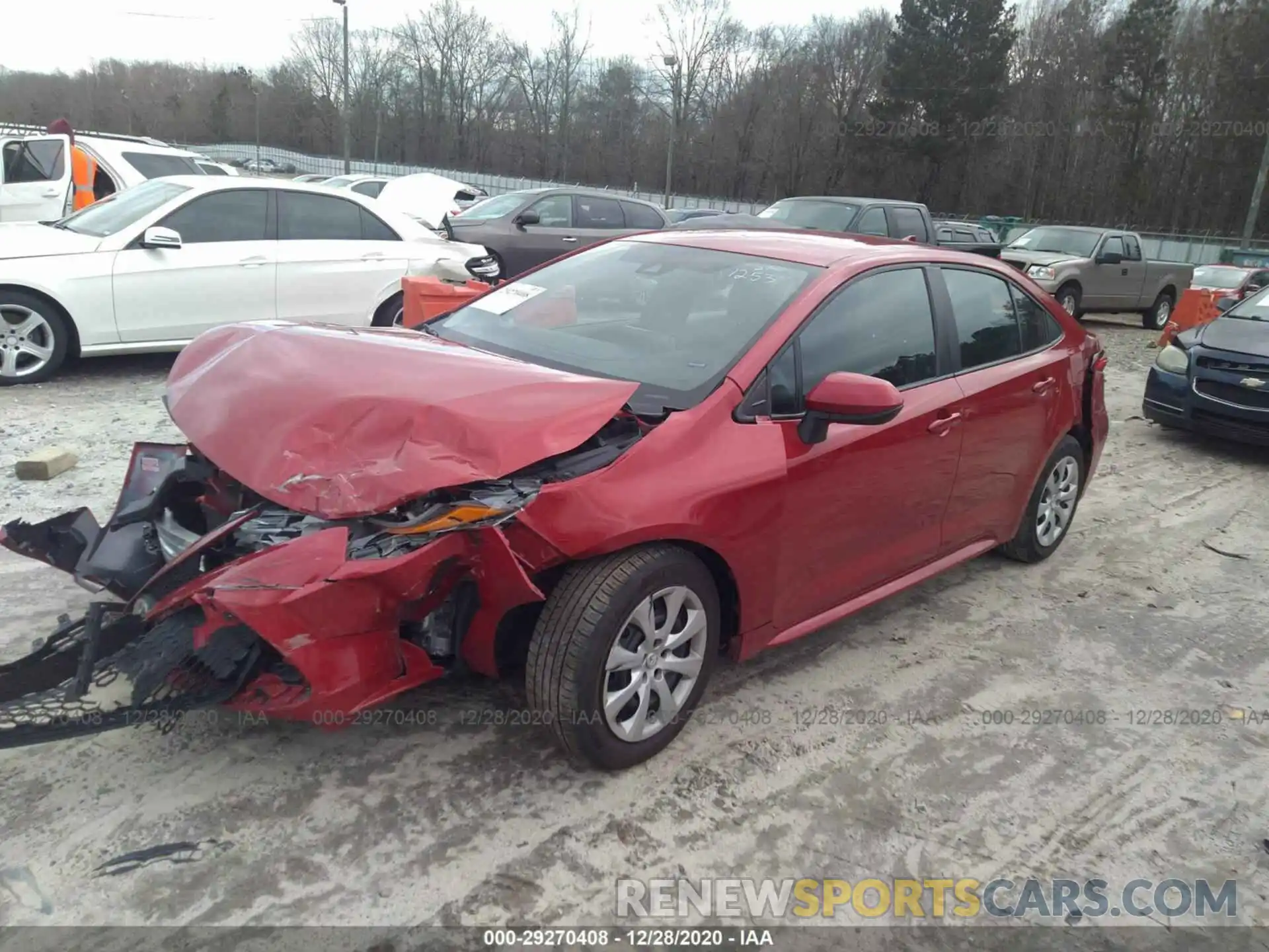 2 Photograph of a damaged car 5YFEPRAE4LP051253 TOYOTA COROLLA 2020