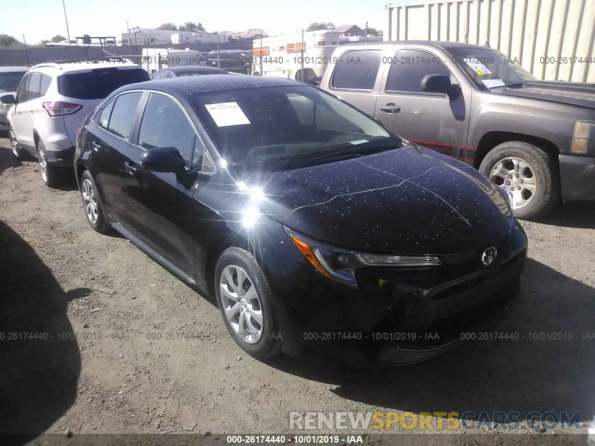 1 Photograph of a damaged car 5YFEPRAE4LP052600 TOYOTA COROLLA 2020