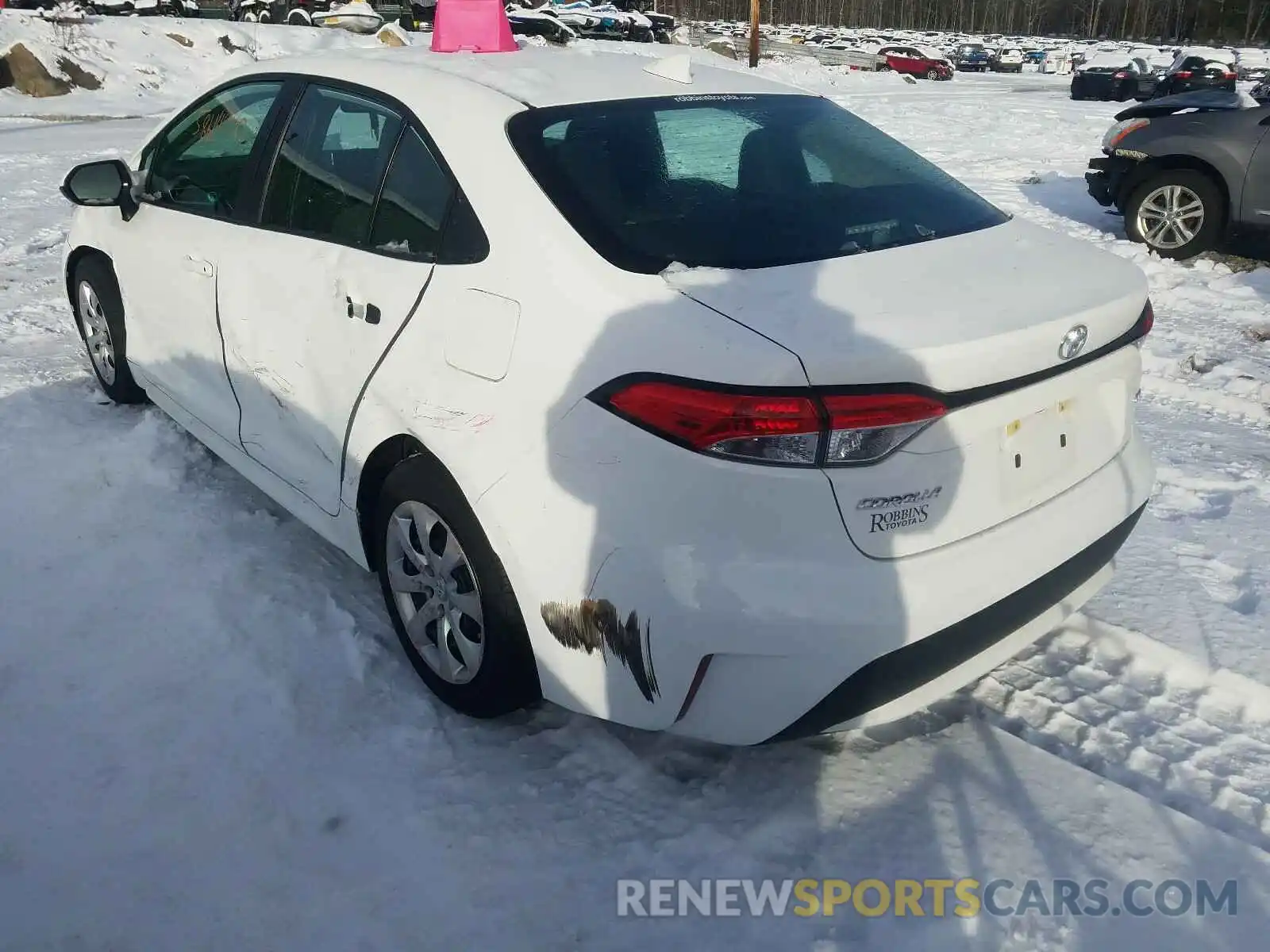 3 Photograph of a damaged car 5YFEPRAE4LP053603 TOYOTA COROLLA 2020