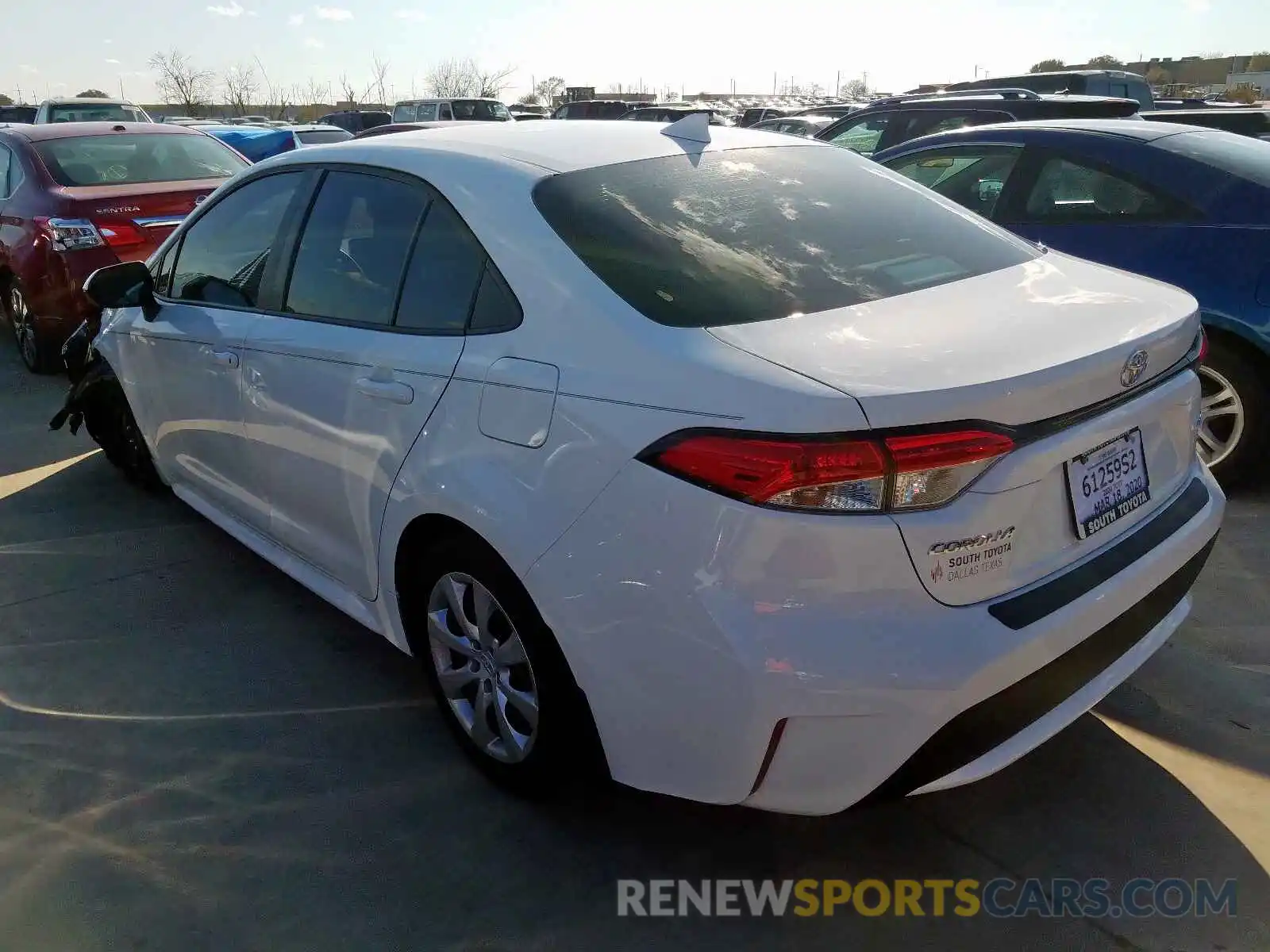 3 Photograph of a damaged car 5YFEPRAE4LP054668 TOYOTA COROLLA 2020