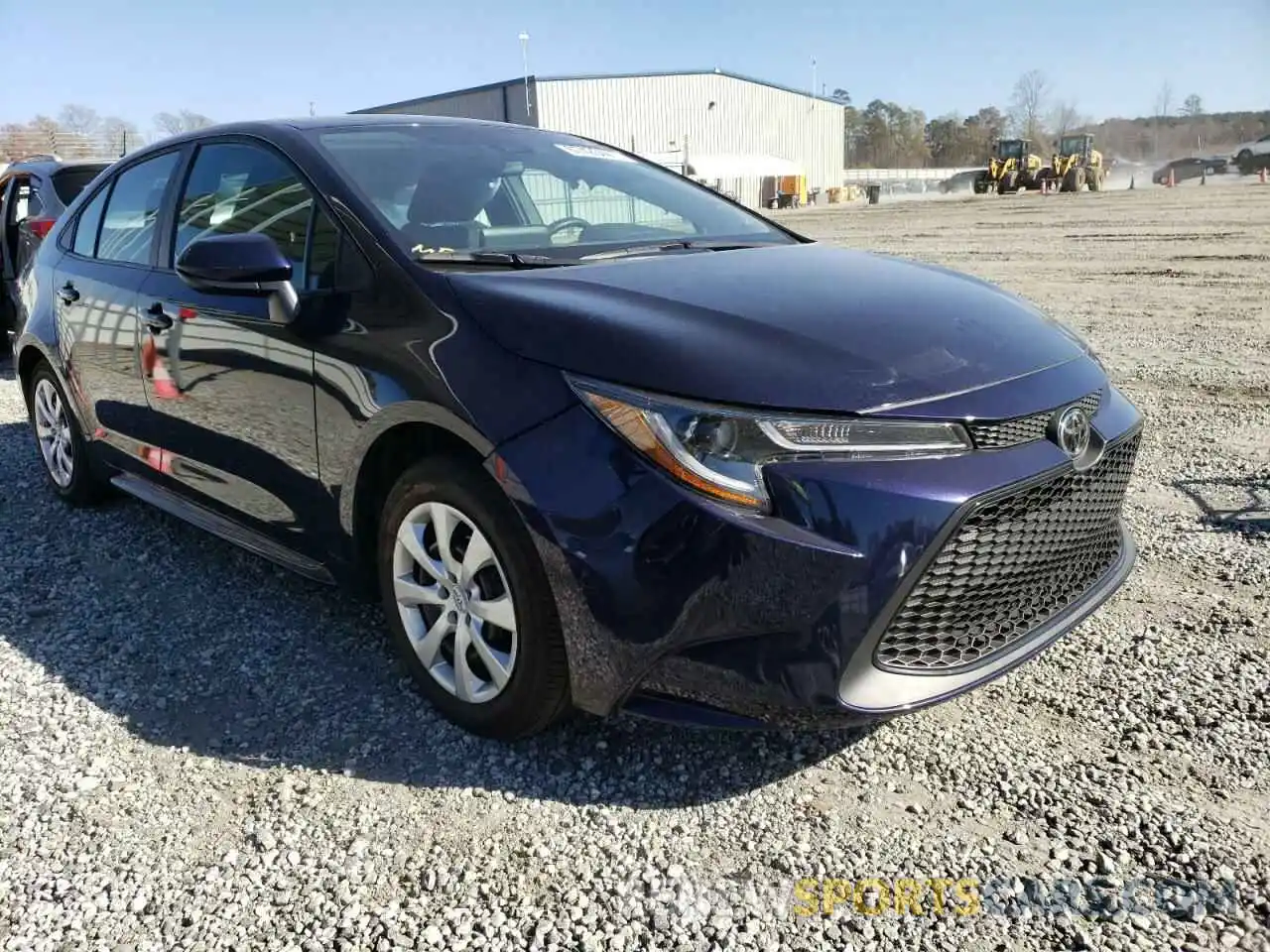 1 Photograph of a damaged car 5YFEPRAE4LP054847 TOYOTA COROLLA 2020