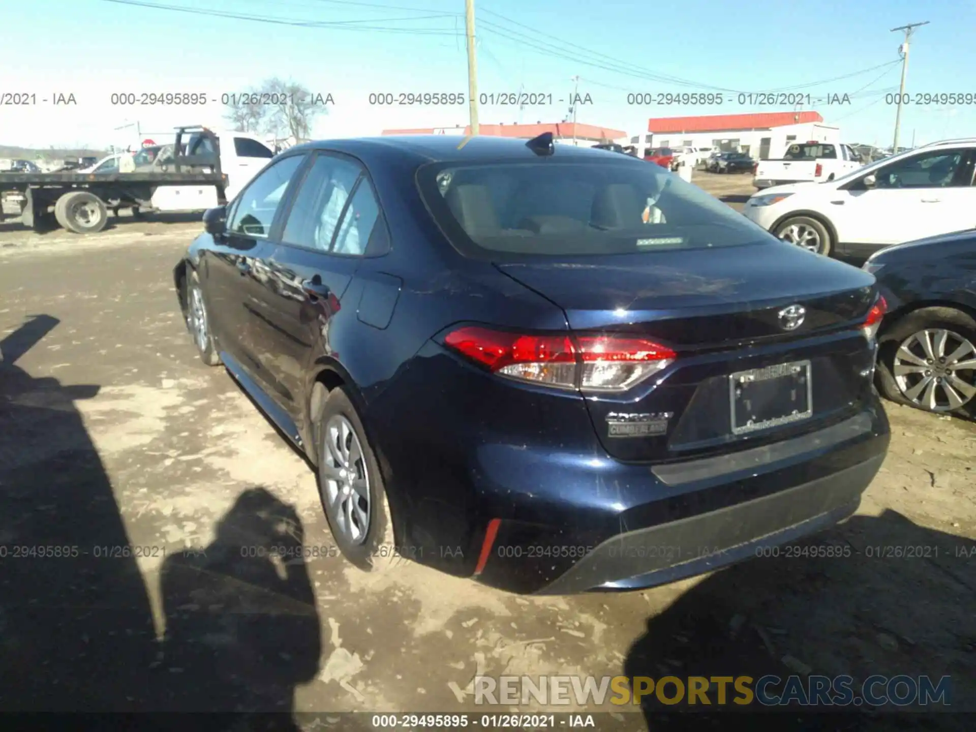 3 Photograph of a damaged car 5YFEPRAE4LP055710 TOYOTA COROLLA 2020