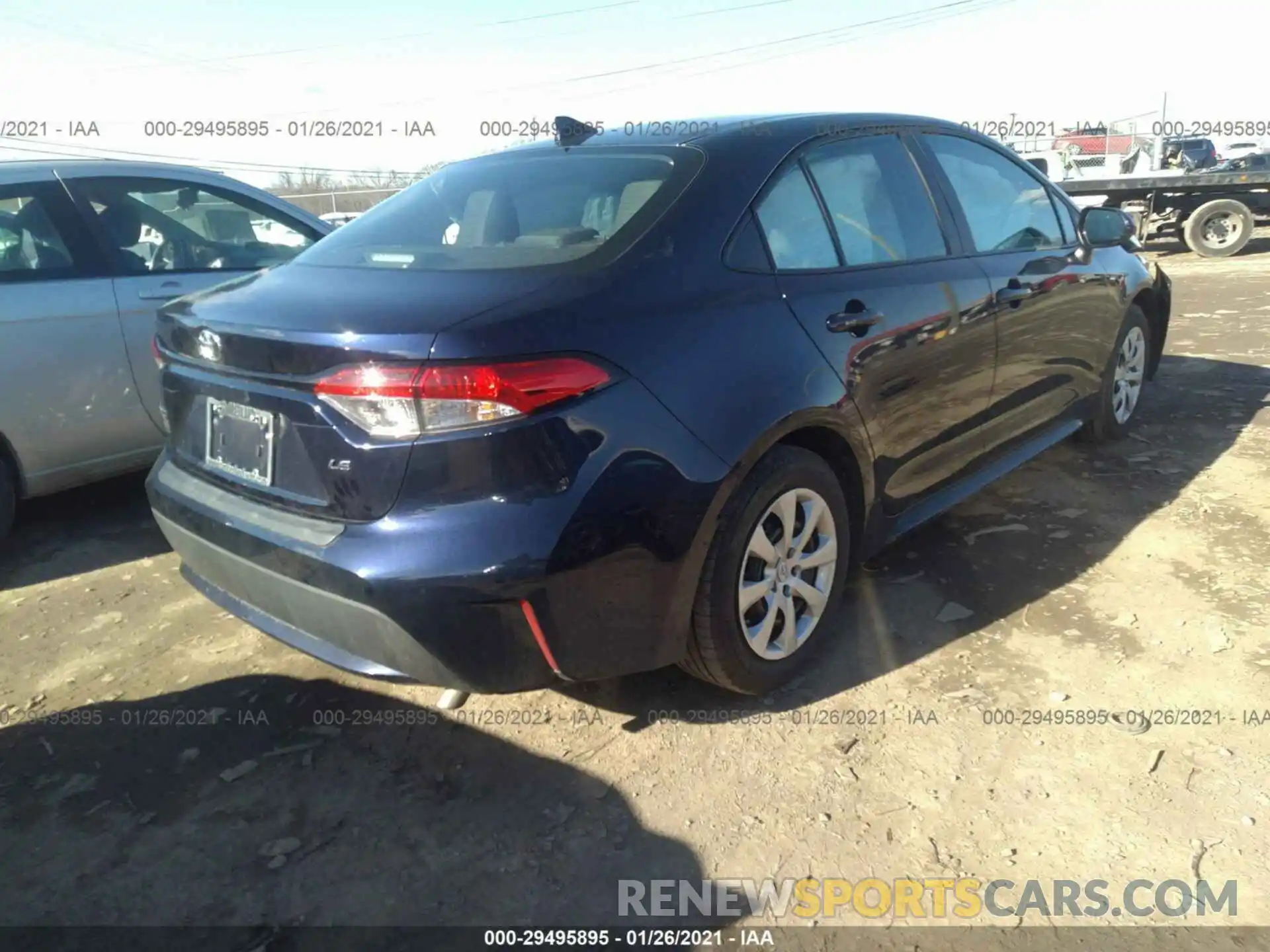 4 Photograph of a damaged car 5YFEPRAE4LP055710 TOYOTA COROLLA 2020