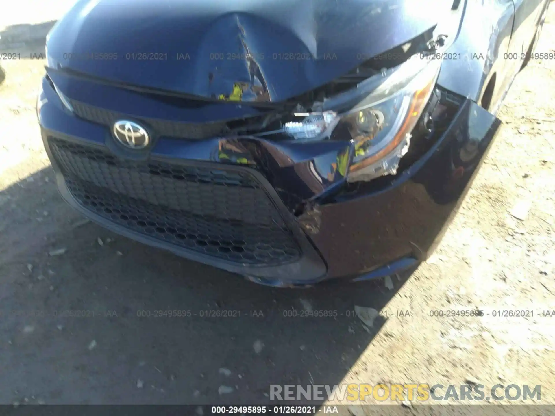 6 Photograph of a damaged car 5YFEPRAE4LP055710 TOYOTA COROLLA 2020