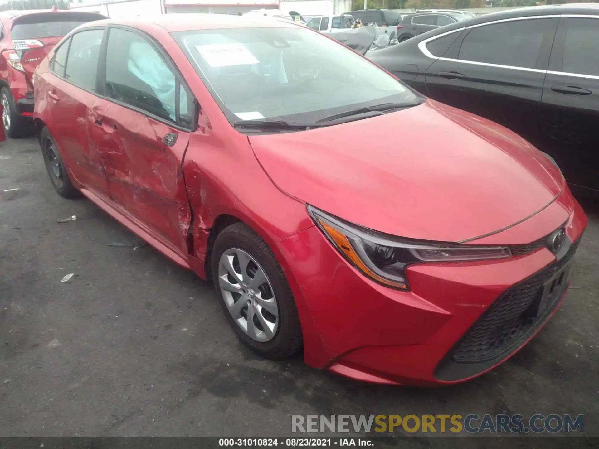 1 Photograph of a damaged car 5YFEPRAE4LP056906 TOYOTA COROLLA 2020