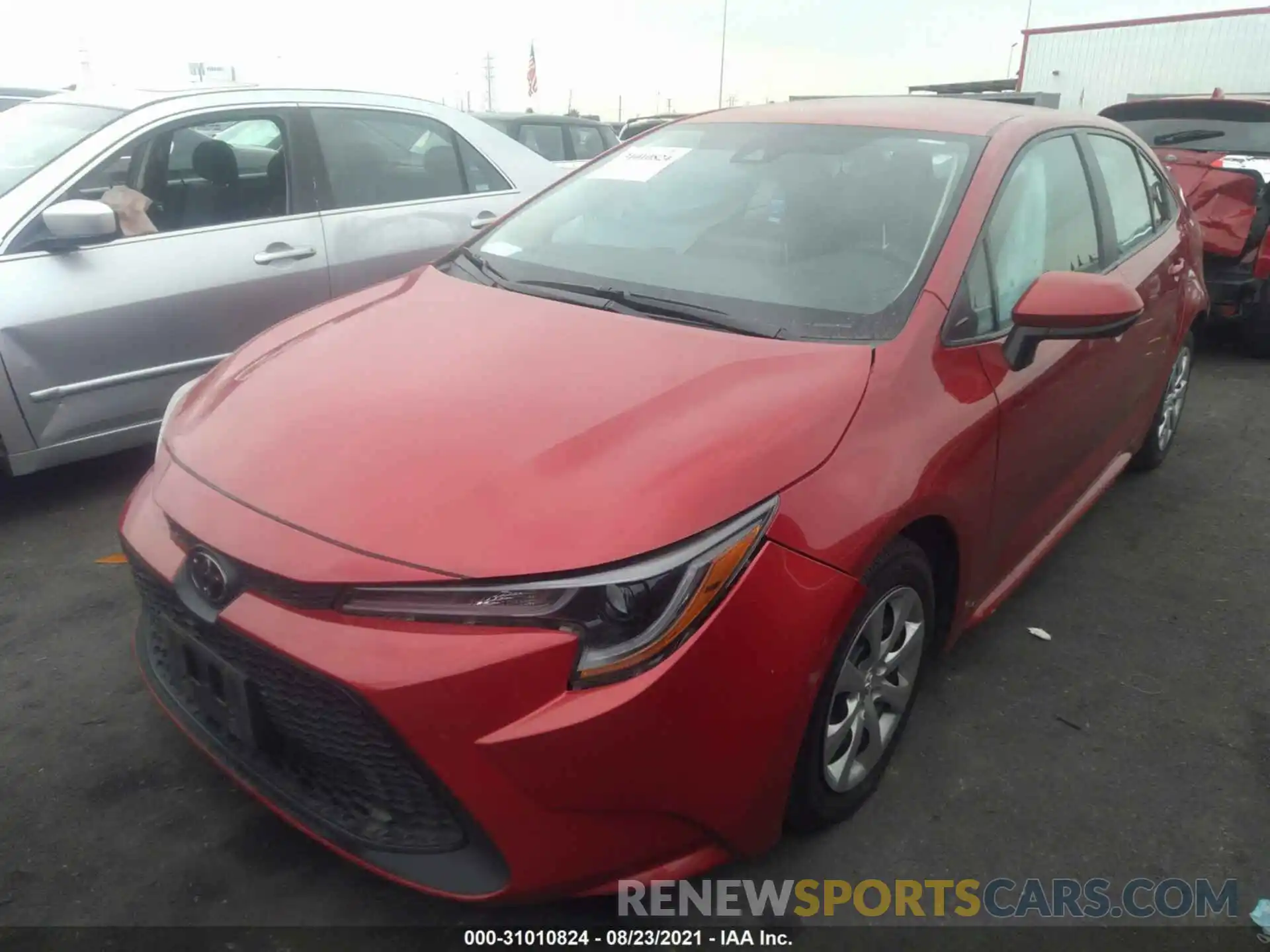 2 Photograph of a damaged car 5YFEPRAE4LP056906 TOYOTA COROLLA 2020