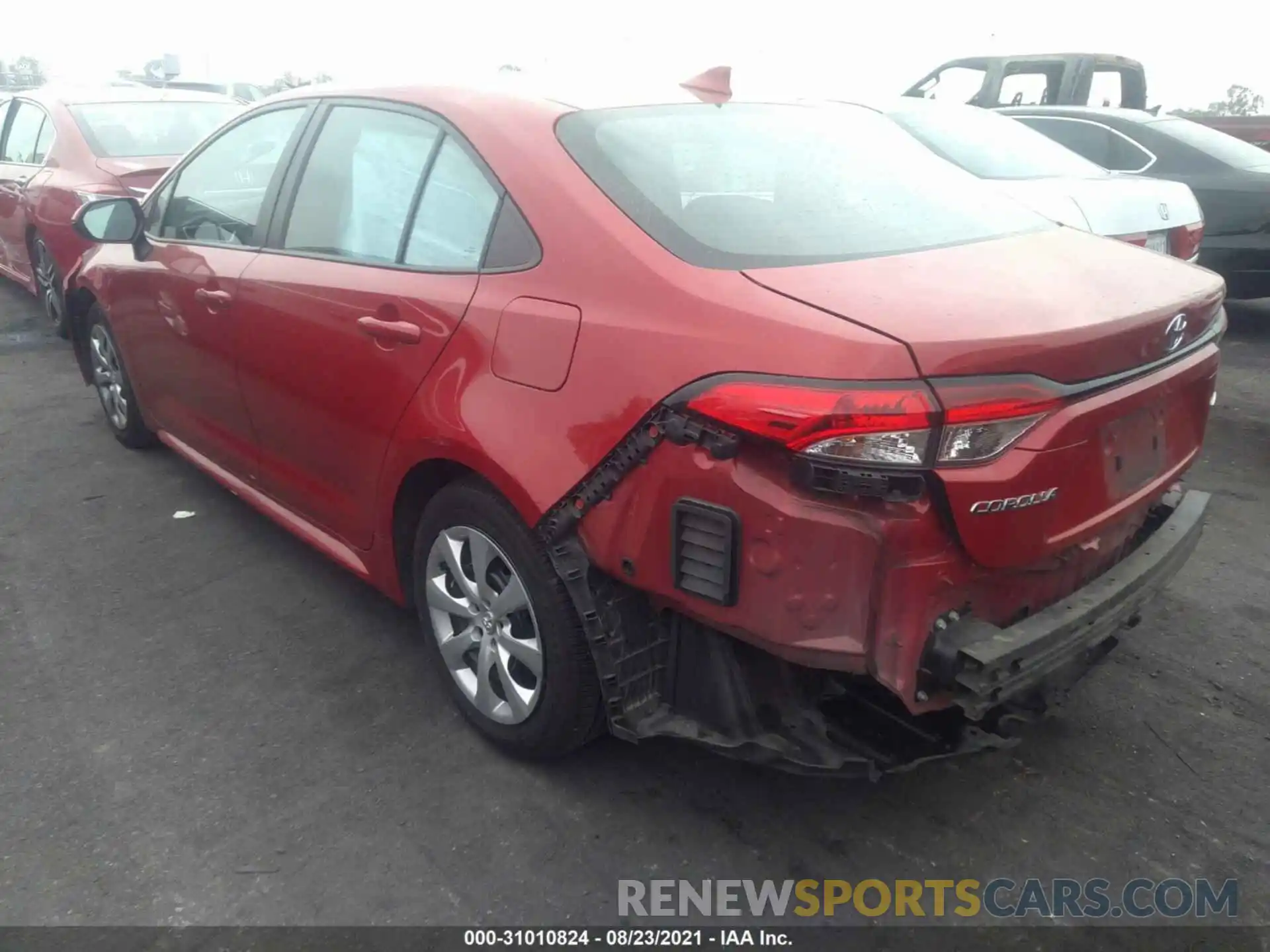 3 Photograph of a damaged car 5YFEPRAE4LP056906 TOYOTA COROLLA 2020