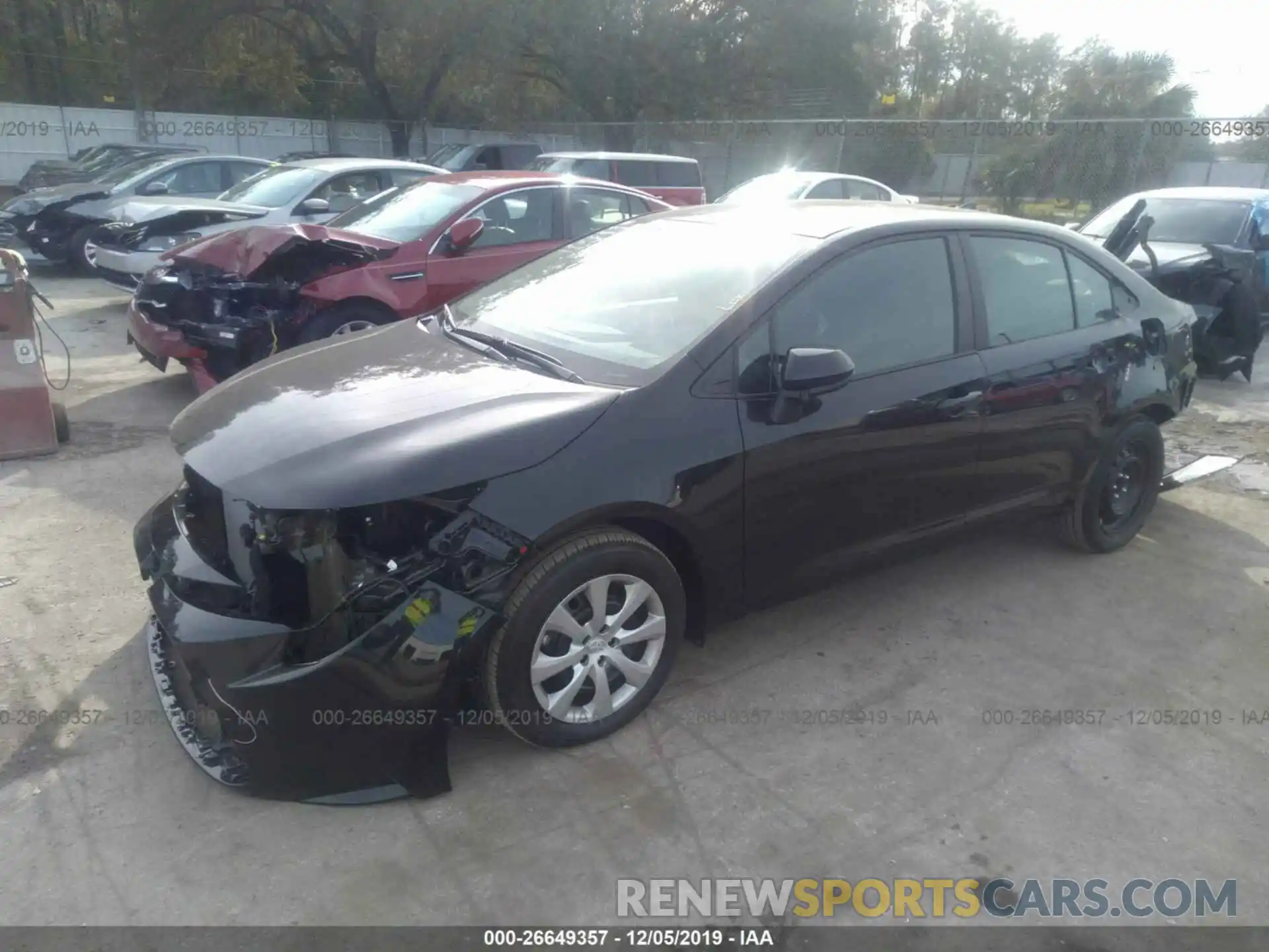 2 Photograph of a damaged car 5YFEPRAE4LP057134 TOYOTA COROLLA 2020