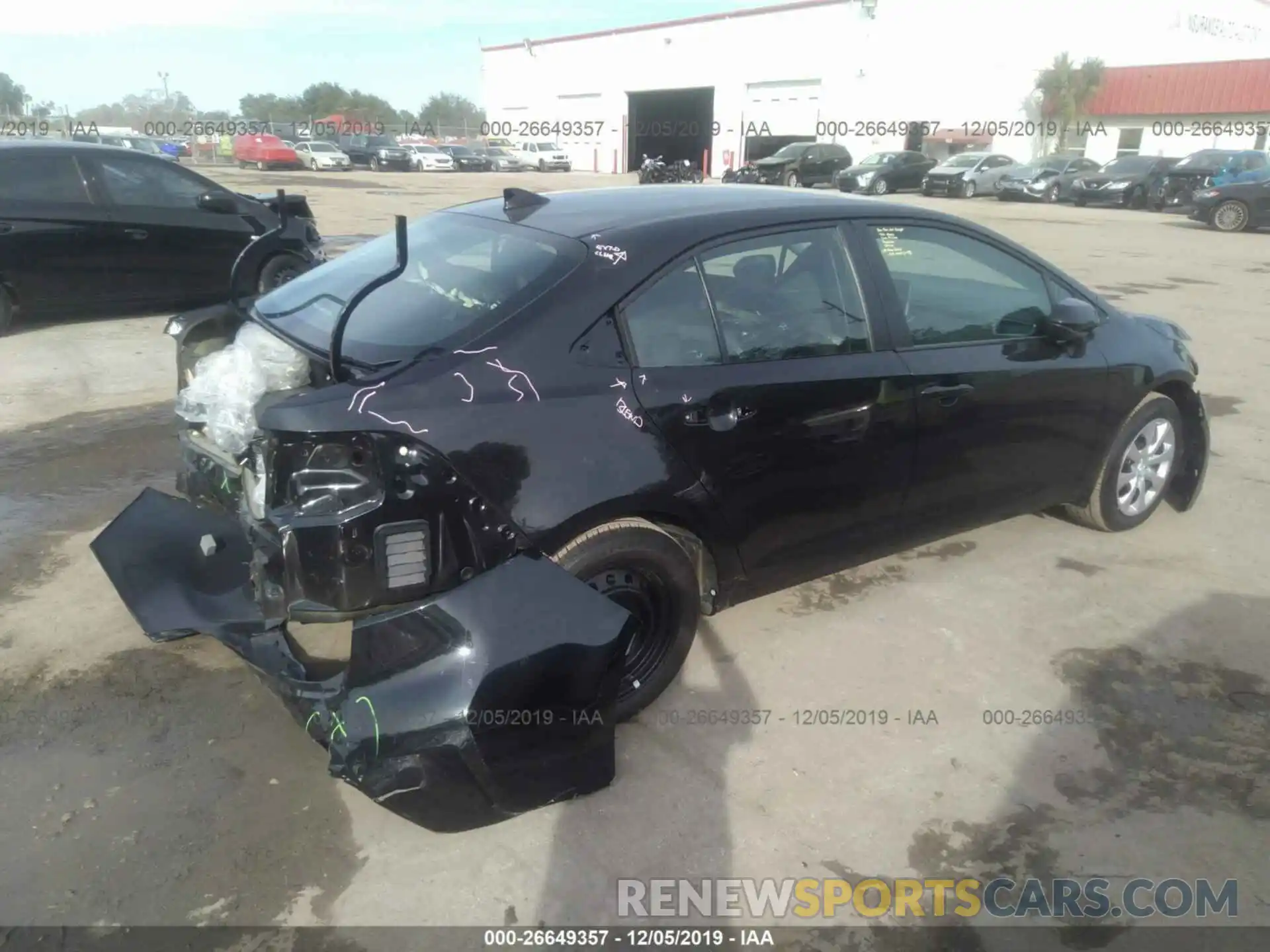 4 Photograph of a damaged car 5YFEPRAE4LP057134 TOYOTA COROLLA 2020