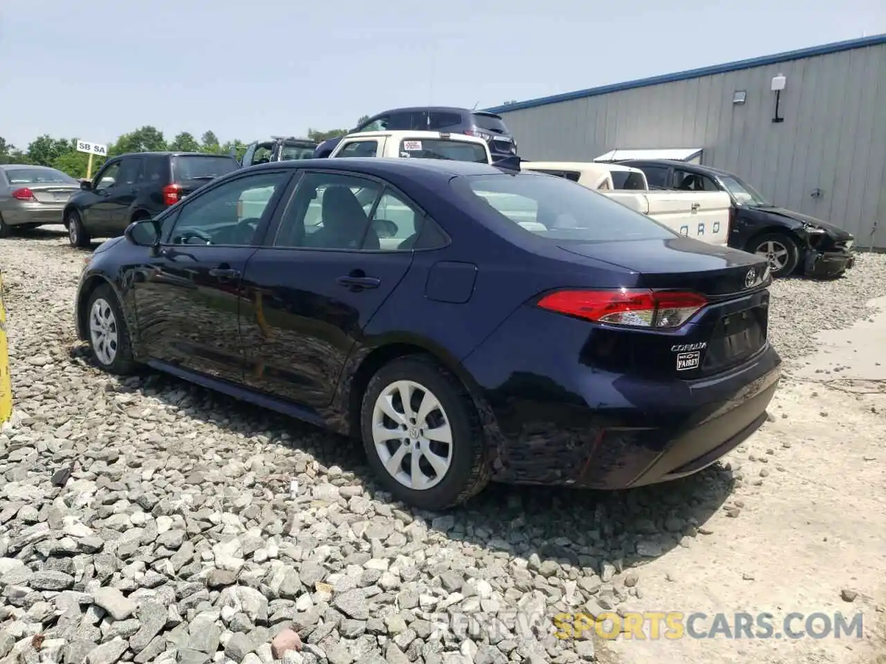 3 Photograph of a damaged car 5YFEPRAE4LP057389 TOYOTA COROLLA 2020