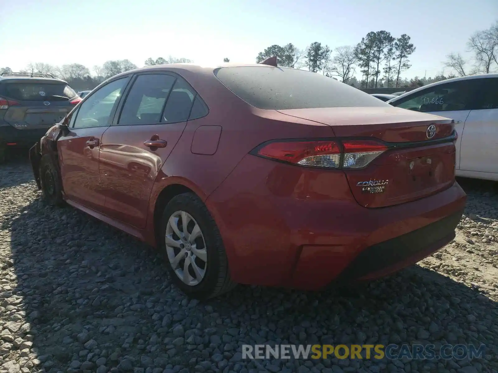 3 Photograph of a damaged car 5YFEPRAE4LP057828 TOYOTA COROLLA 2020