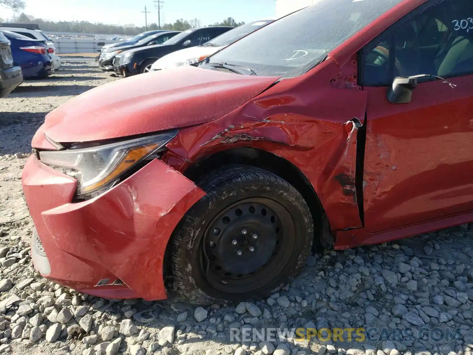 9 Photograph of a damaged car 5YFEPRAE4LP057828 TOYOTA COROLLA 2020