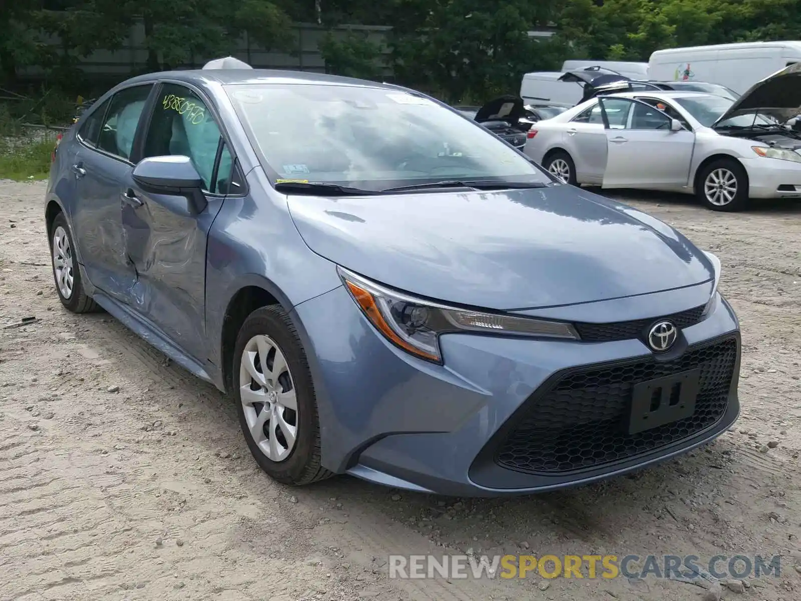 1 Photograph of a damaged car 5YFEPRAE4LP058090 TOYOTA COROLLA 2020