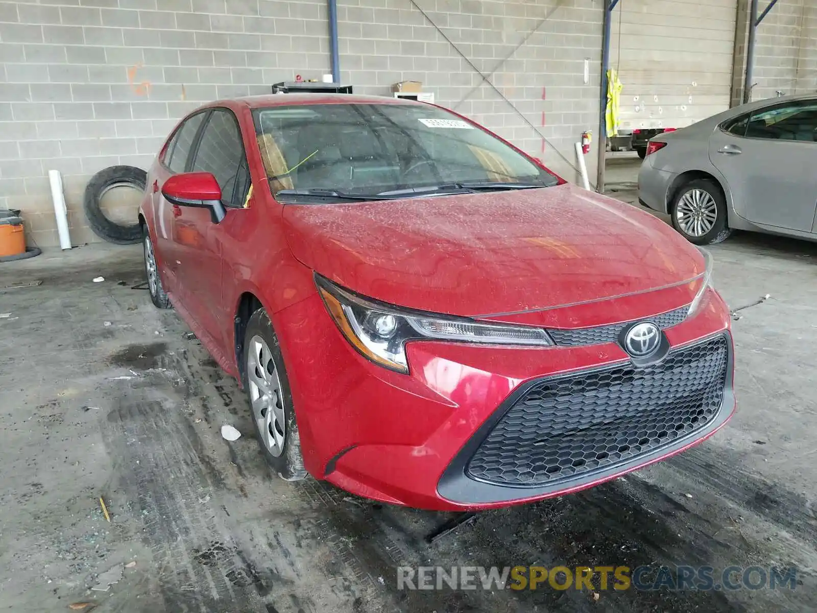 1 Photograph of a damaged car 5YFEPRAE4LP058834 TOYOTA COROLLA 2020