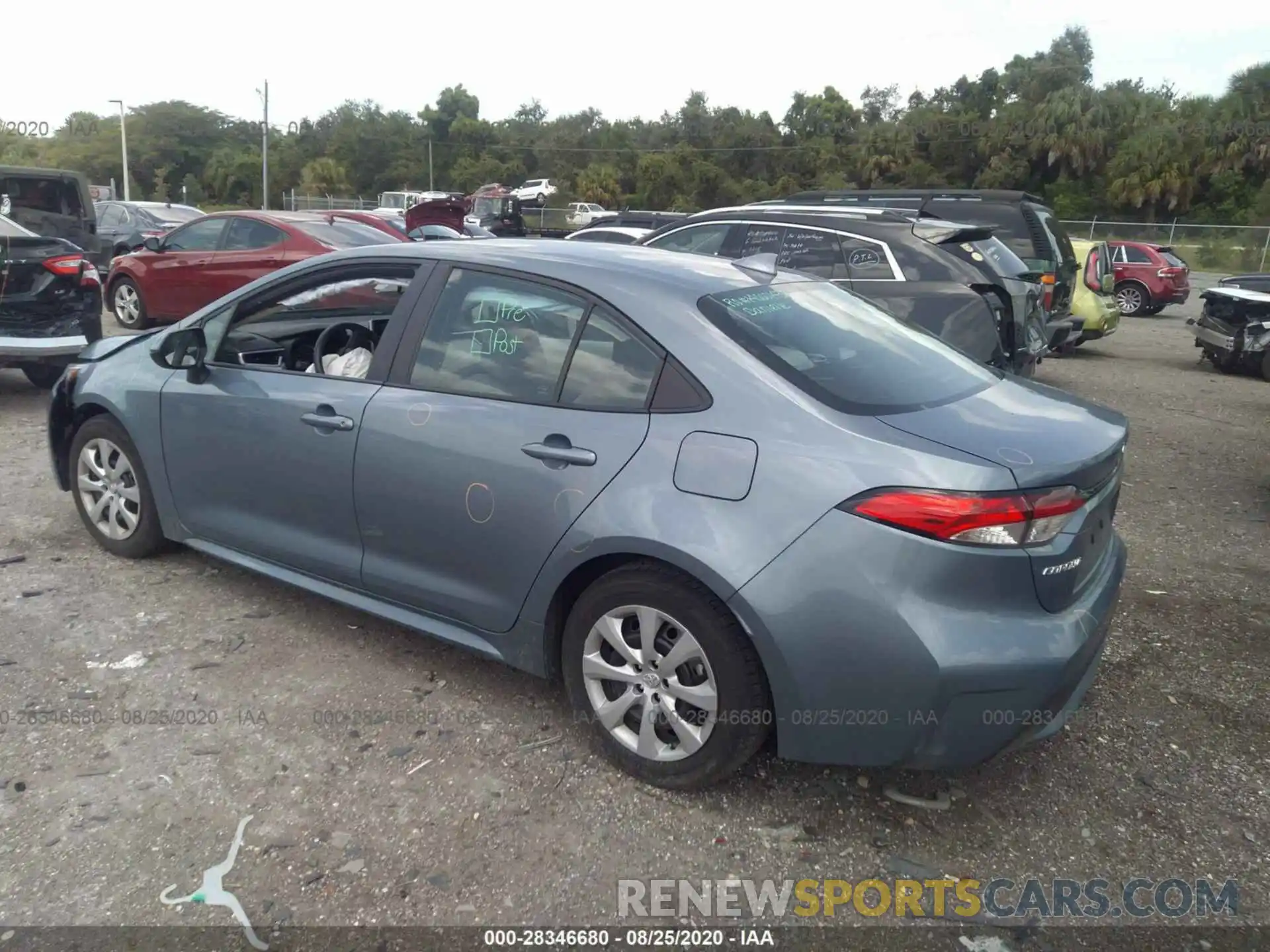 3 Photograph of a damaged car 5YFEPRAE4LP059188 TOYOTA COROLLA 2020