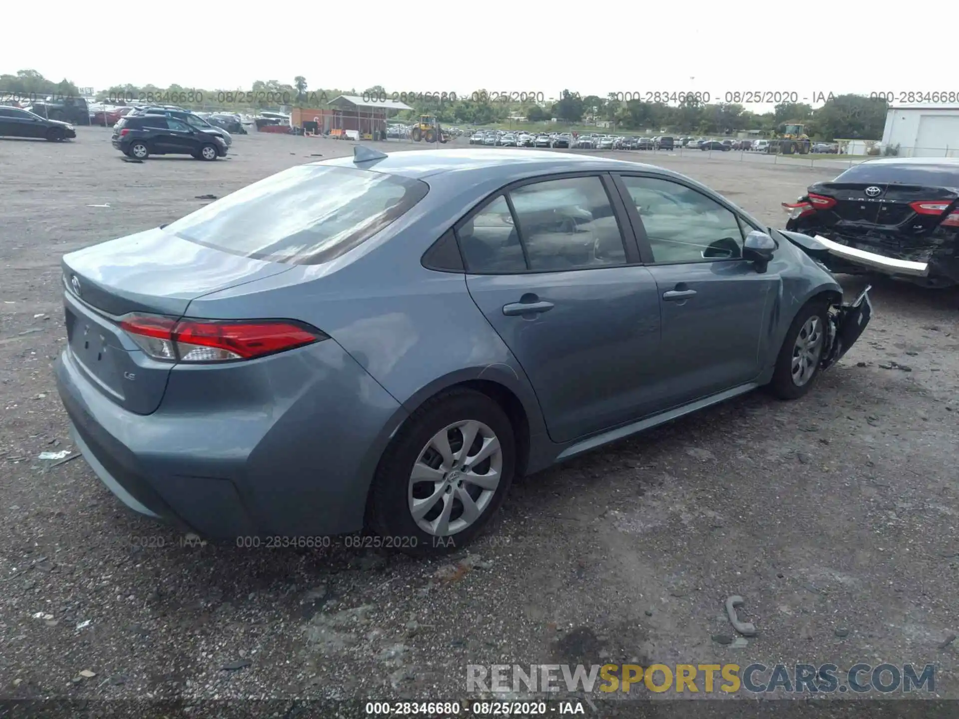 4 Photograph of a damaged car 5YFEPRAE4LP059188 TOYOTA COROLLA 2020