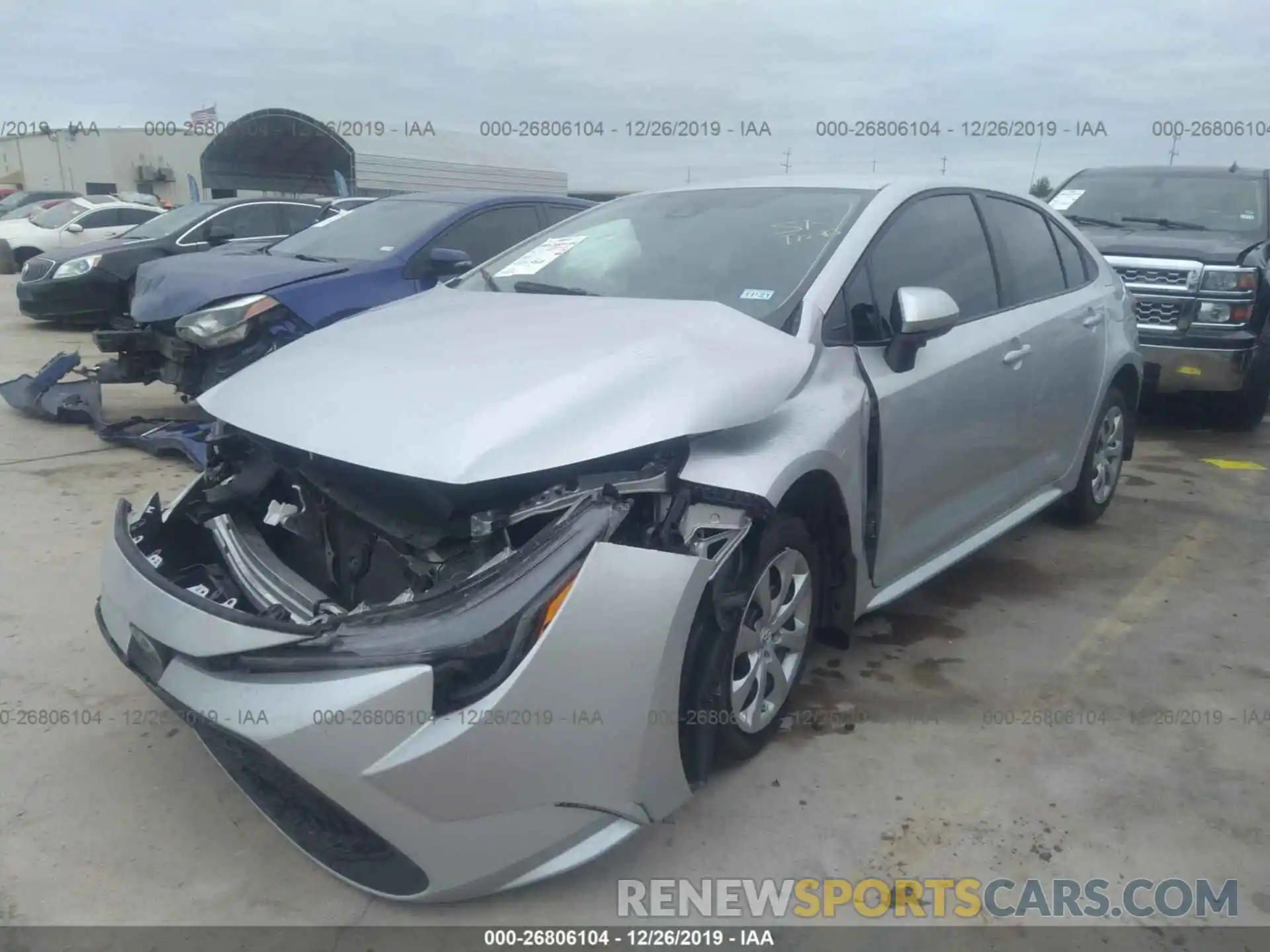 2 Photograph of a damaged car 5YFEPRAE4LP060518 TOYOTA COROLLA 2020