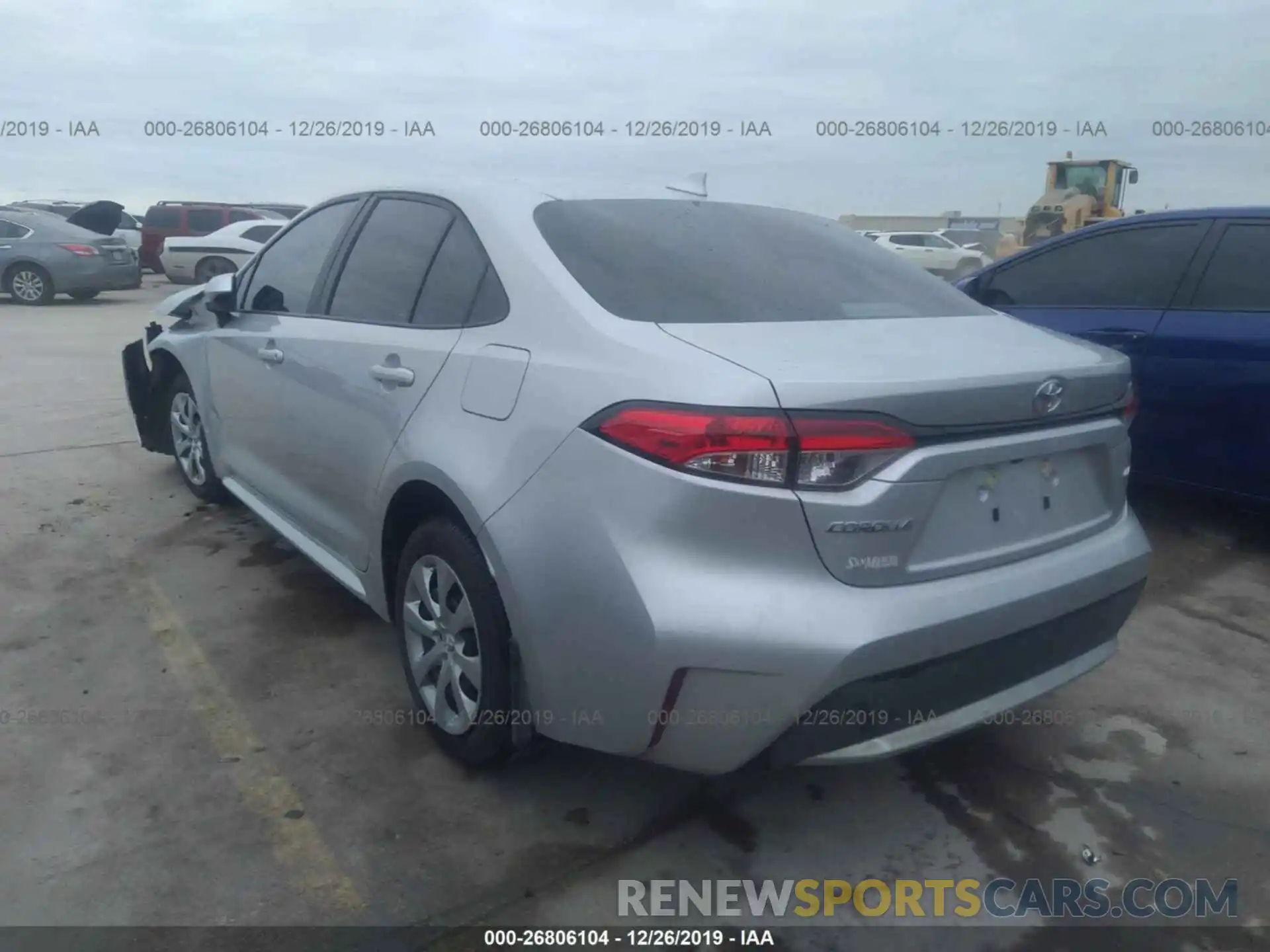 3 Photograph of a damaged car 5YFEPRAE4LP060518 TOYOTA COROLLA 2020