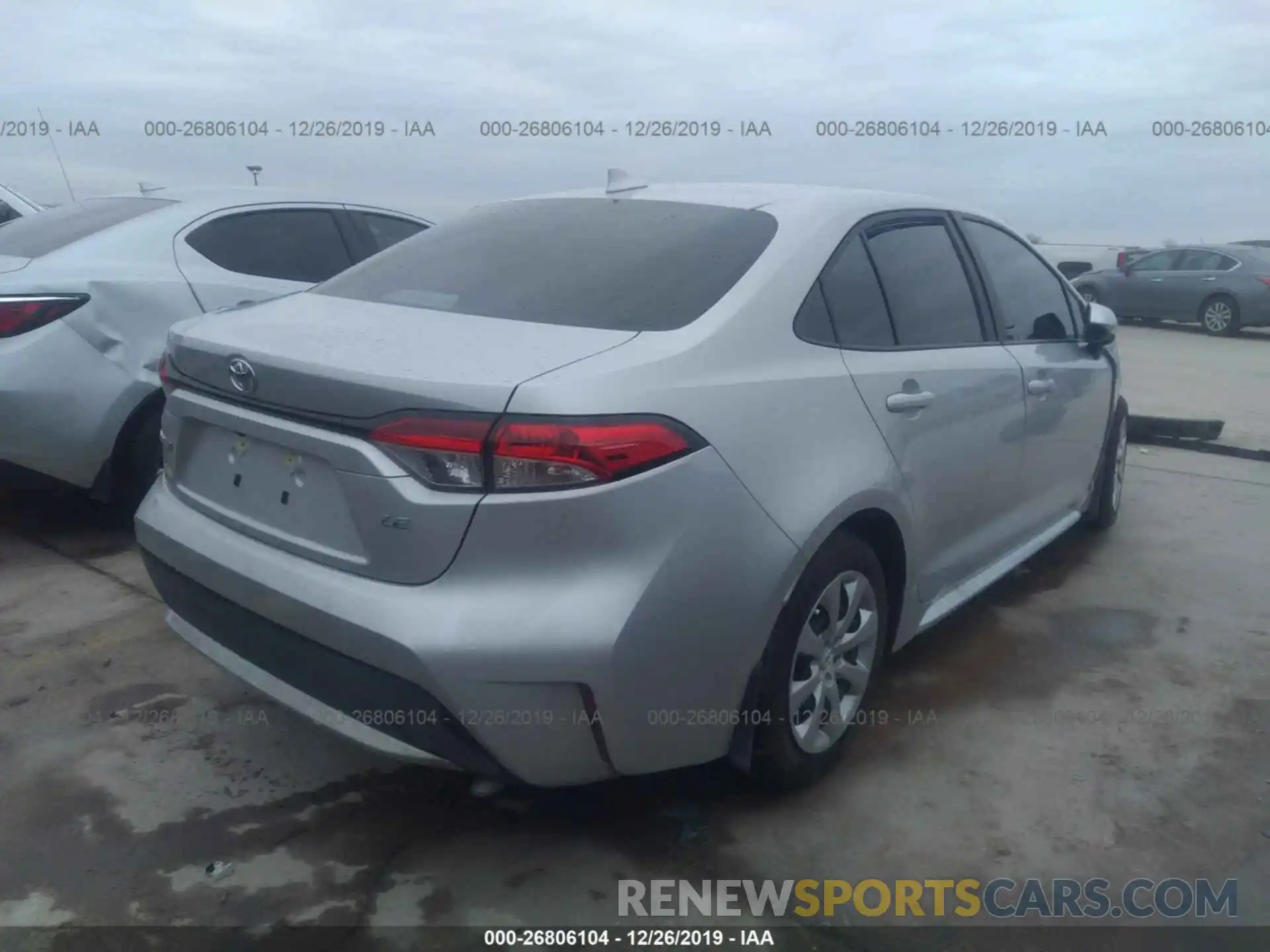 4 Photograph of a damaged car 5YFEPRAE4LP060518 TOYOTA COROLLA 2020