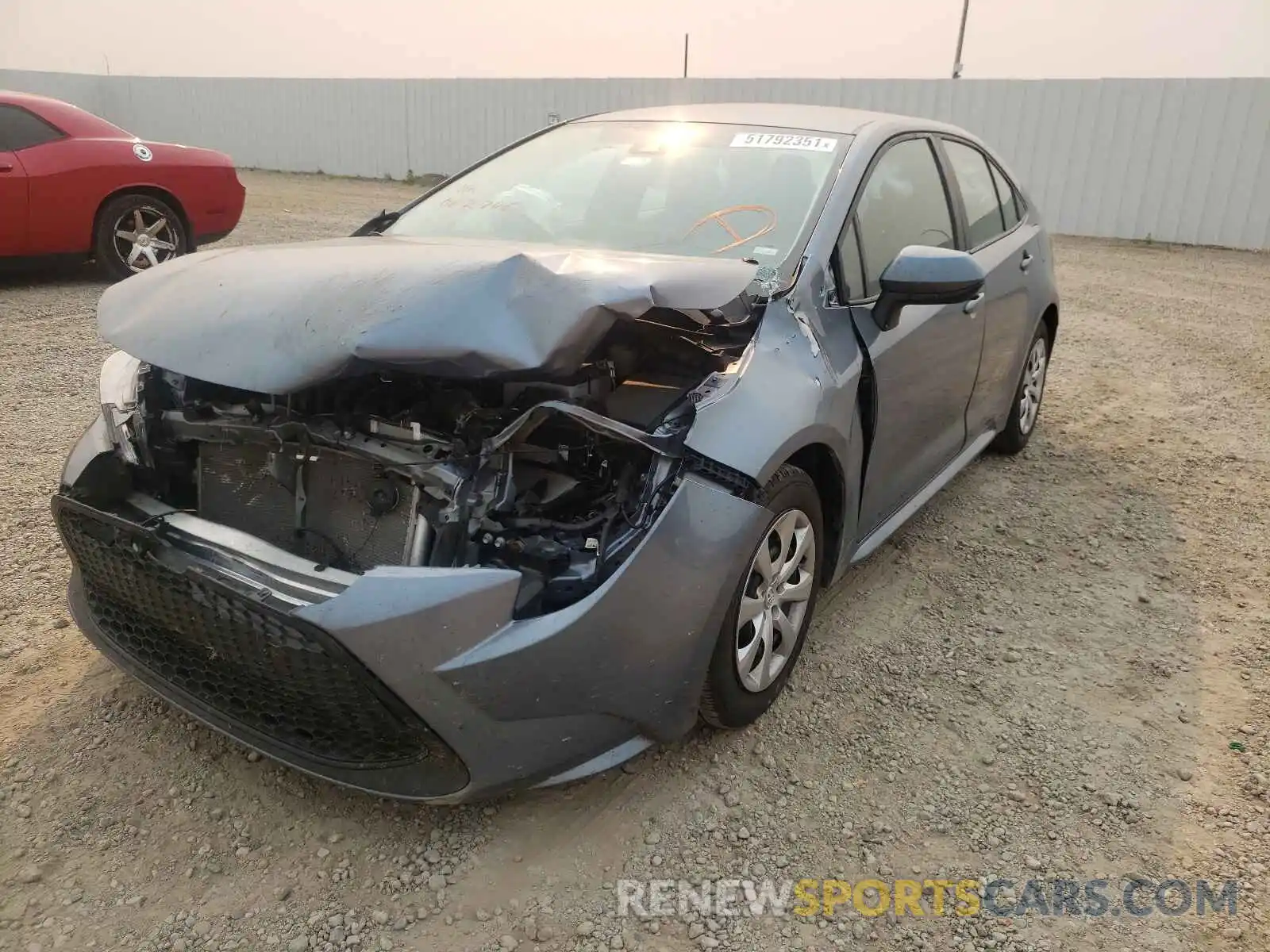 2 Photograph of a damaged car 5YFEPRAE4LP062706 TOYOTA COROLLA 2020