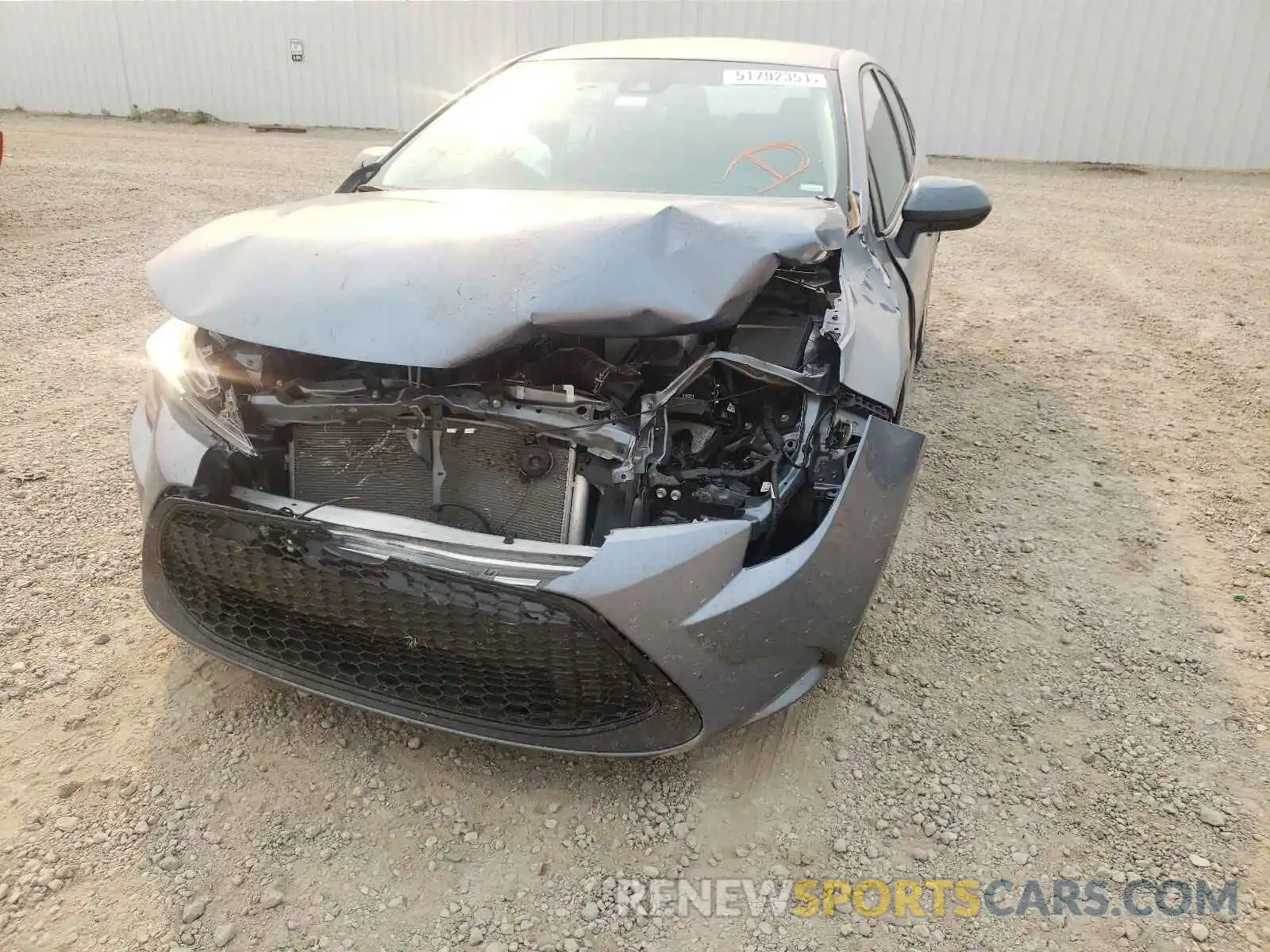 9 Photograph of a damaged car 5YFEPRAE4LP062706 TOYOTA COROLLA 2020