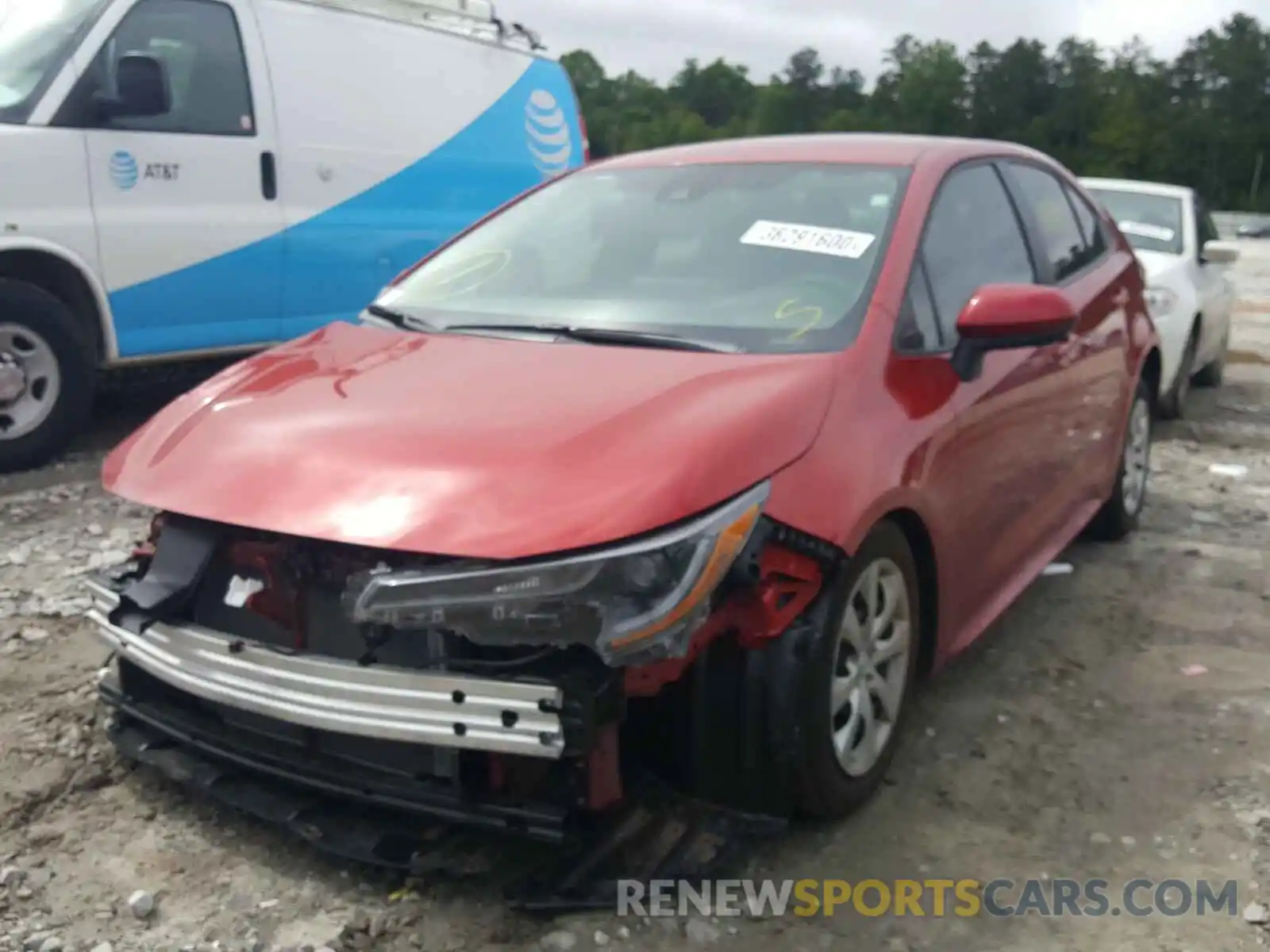 2 Photograph of a damaged car 5YFEPRAE4LP062995 TOYOTA COROLLA 2020