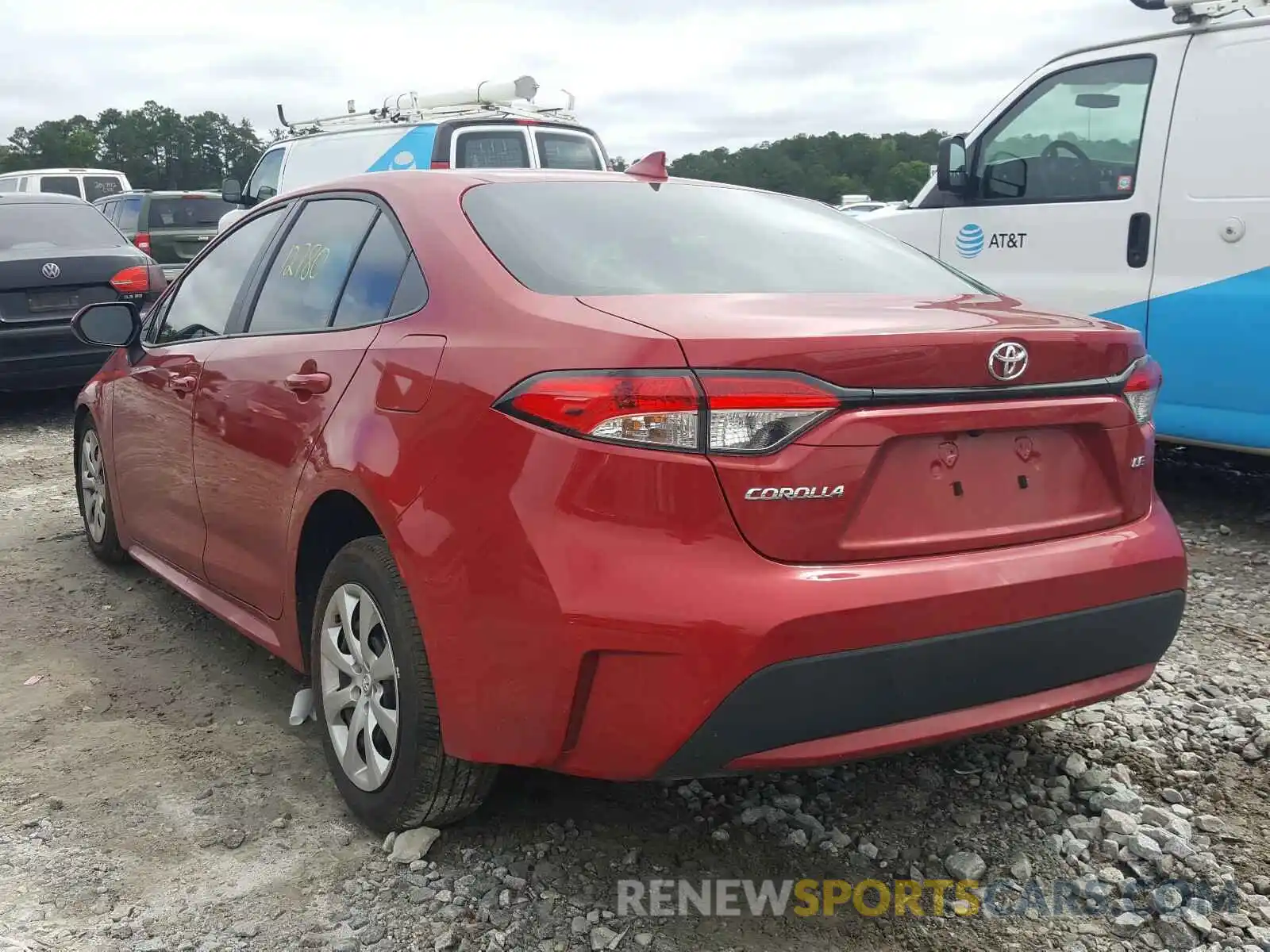 3 Photograph of a damaged car 5YFEPRAE4LP062995 TOYOTA COROLLA 2020