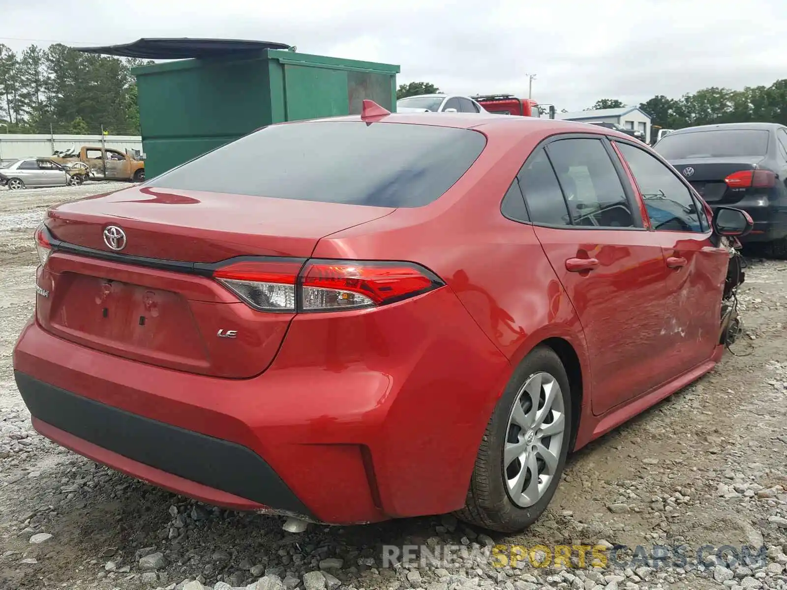 4 Photograph of a damaged car 5YFEPRAE4LP062995 TOYOTA COROLLA 2020