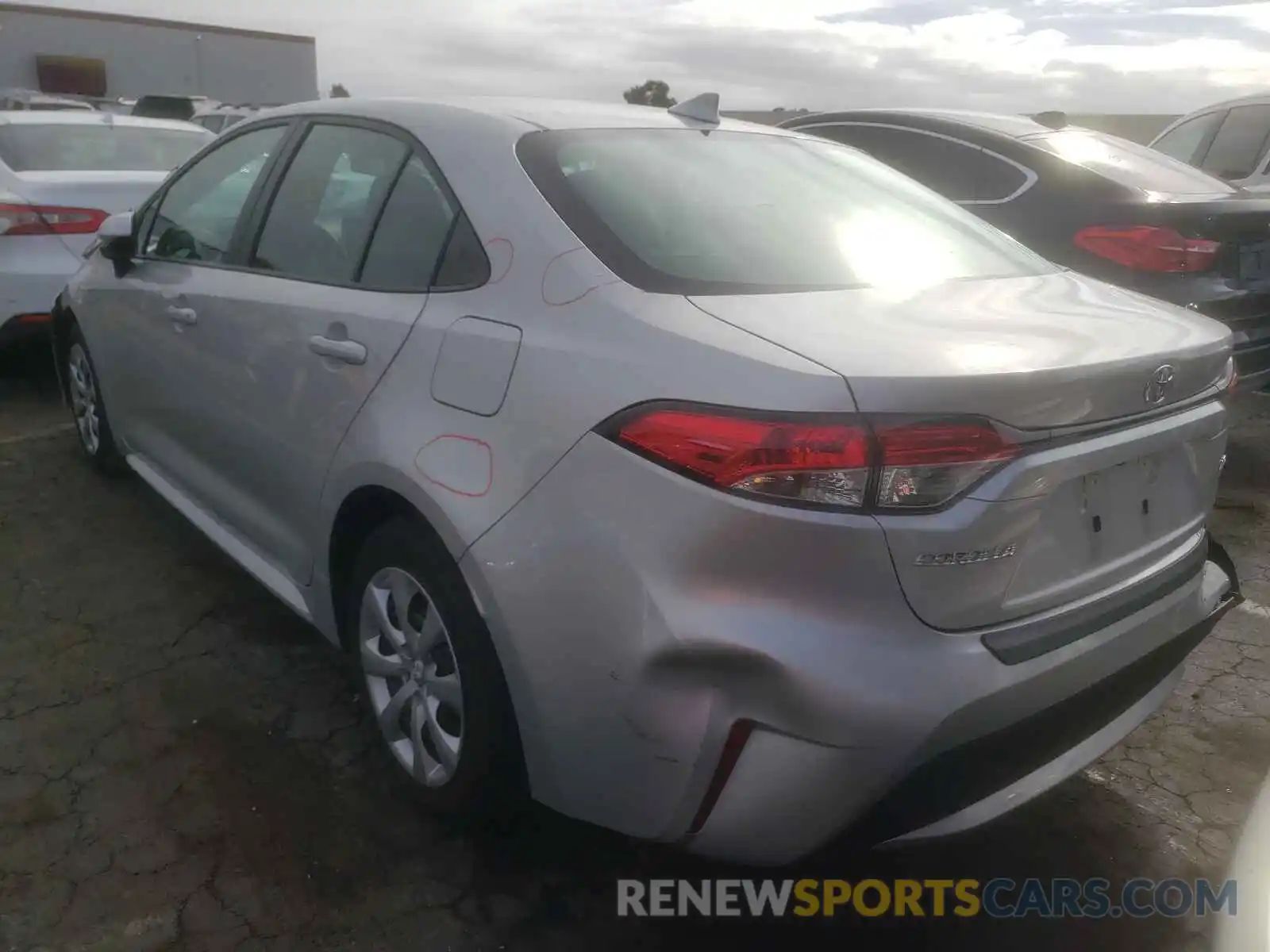 3 Photograph of a damaged car 5YFEPRAE4LP063001 TOYOTA COROLLA 2020