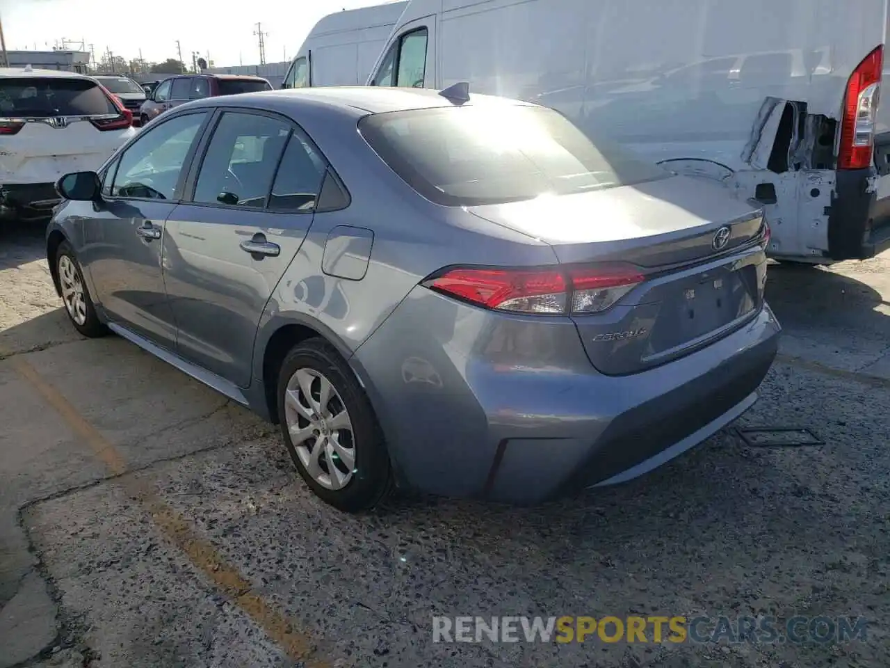 3 Photograph of a damaged car 5YFEPRAE4LP063385 TOYOTA COROLLA 2020