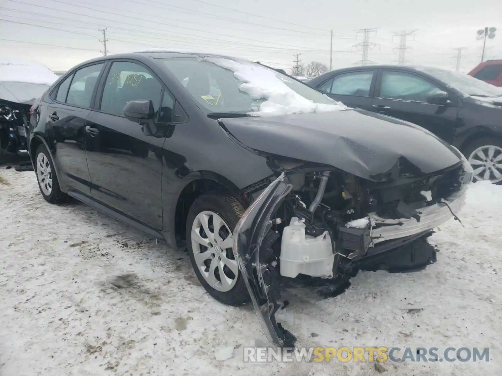 1 Photograph of a damaged car 5YFEPRAE4LP063452 TOYOTA COROLLA 2020