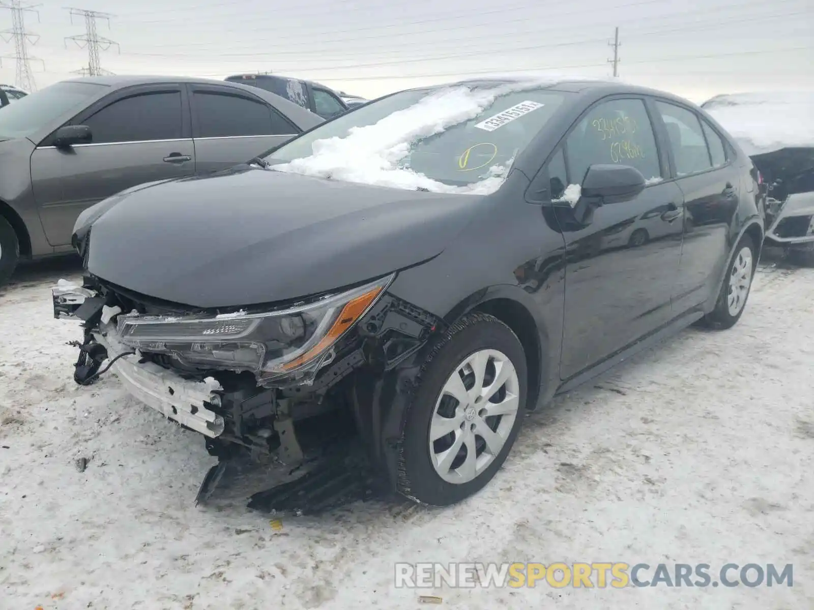 2 Photograph of a damaged car 5YFEPRAE4LP063452 TOYOTA COROLLA 2020