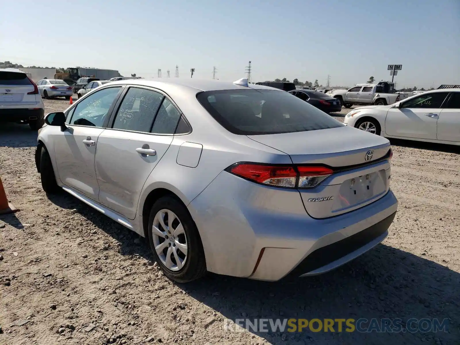 3 Photograph of a damaged car 5YFEPRAE4LP064097 TOYOTA COROLLA 2020