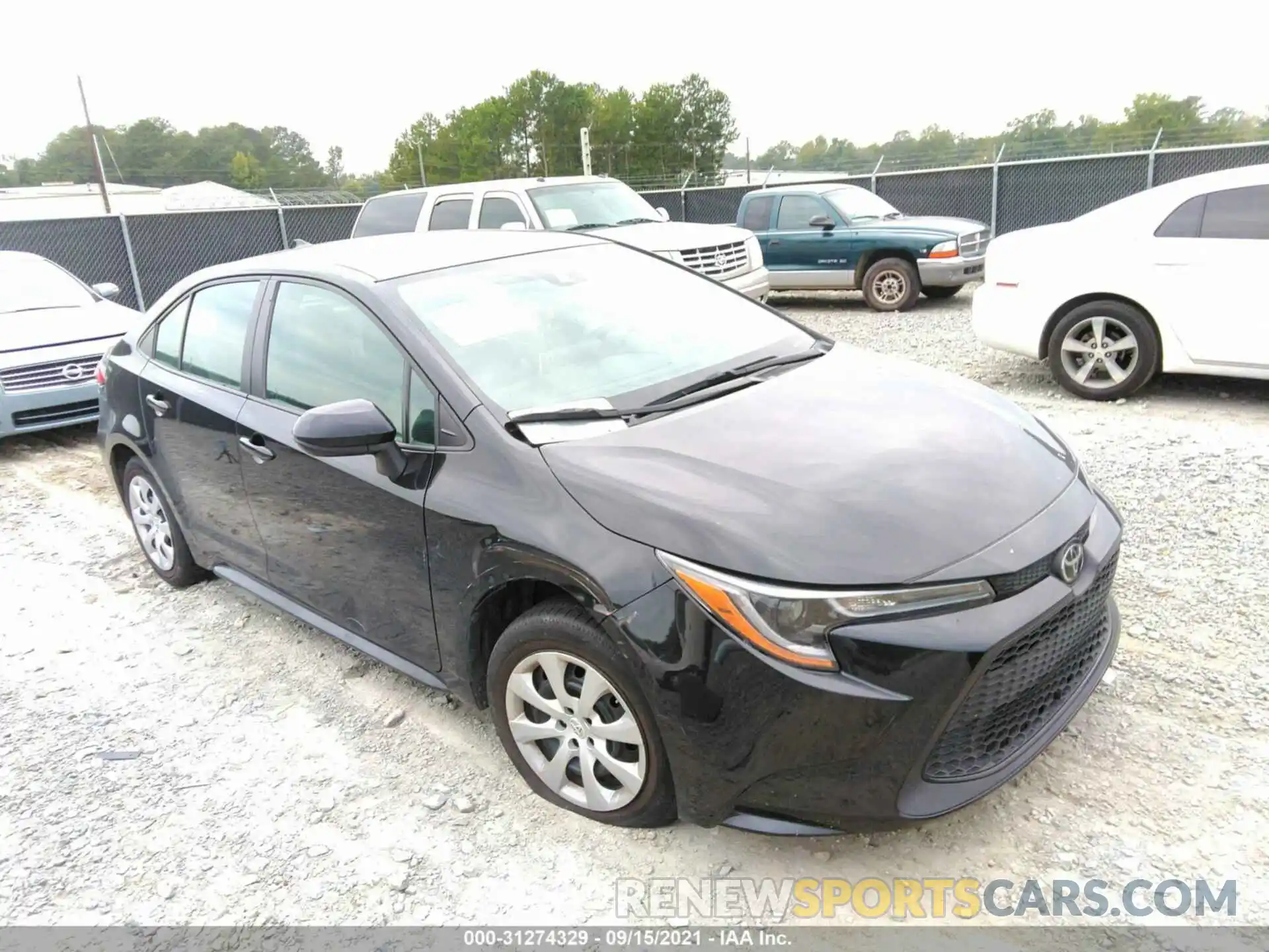 1 Photograph of a damaged car 5YFEPRAE4LP064519 TOYOTA COROLLA 2020