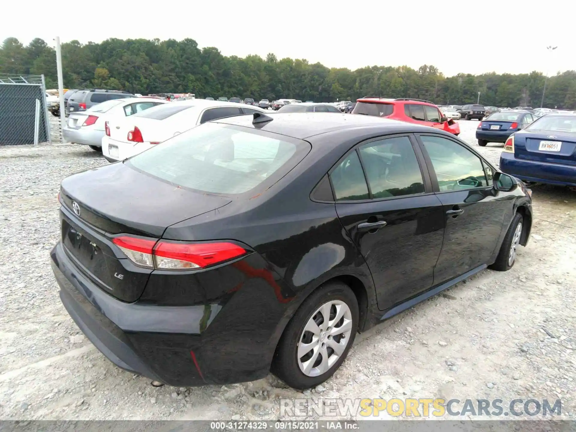 4 Photograph of a damaged car 5YFEPRAE4LP064519 TOYOTA COROLLA 2020