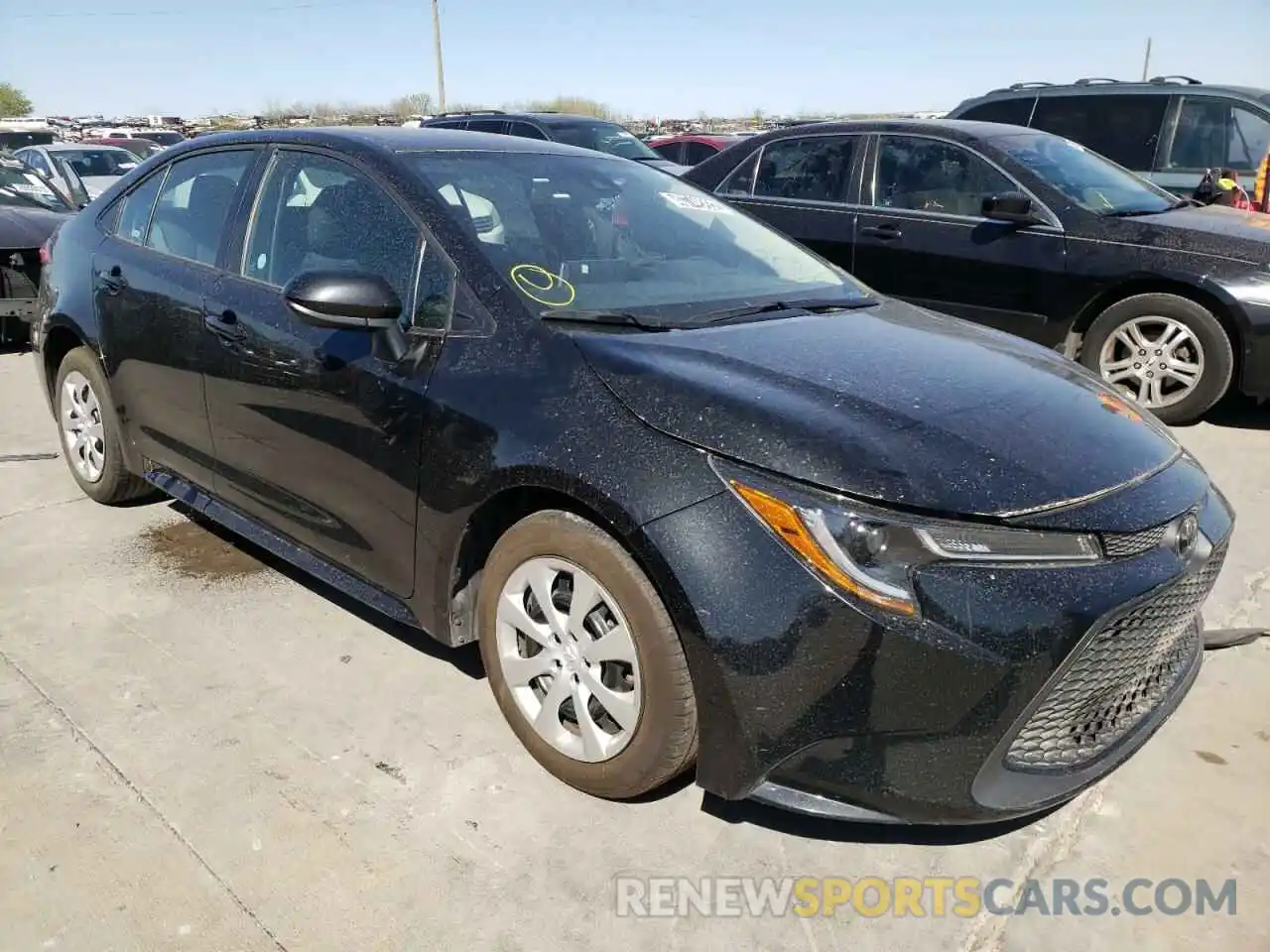 1 Photograph of a damaged car 5YFEPRAE4LP064777 TOYOTA COROLLA 2020