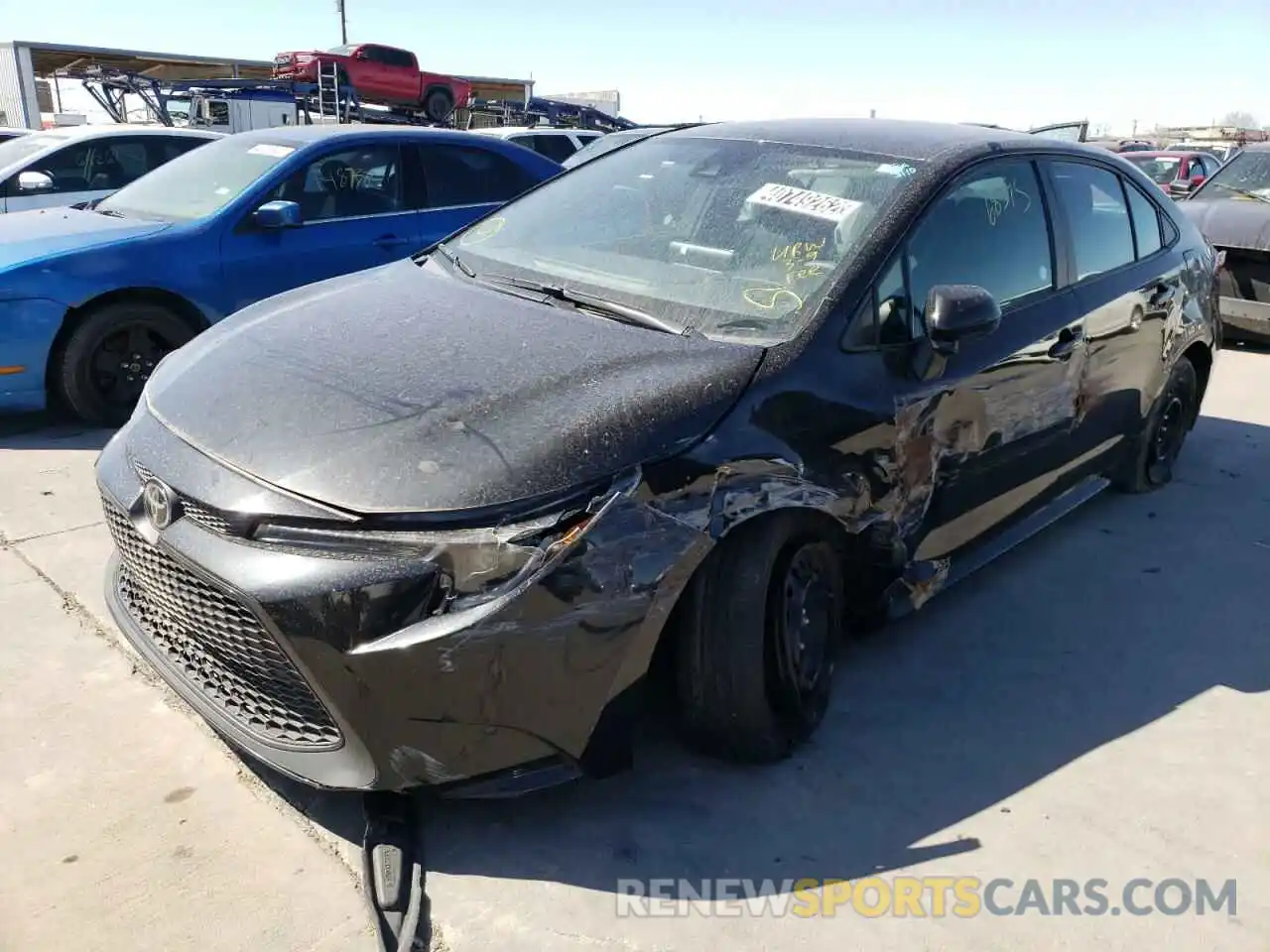 2 Photograph of a damaged car 5YFEPRAE4LP064777 TOYOTA COROLLA 2020