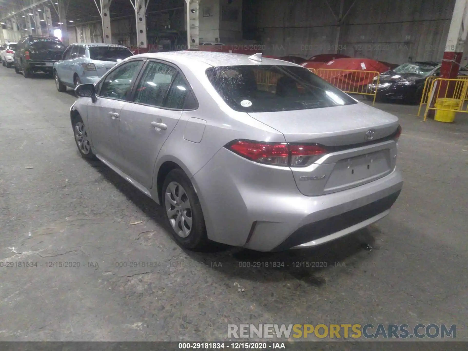 3 Photograph of a damaged car 5YFEPRAE4LP065119 TOYOTA COROLLA 2020