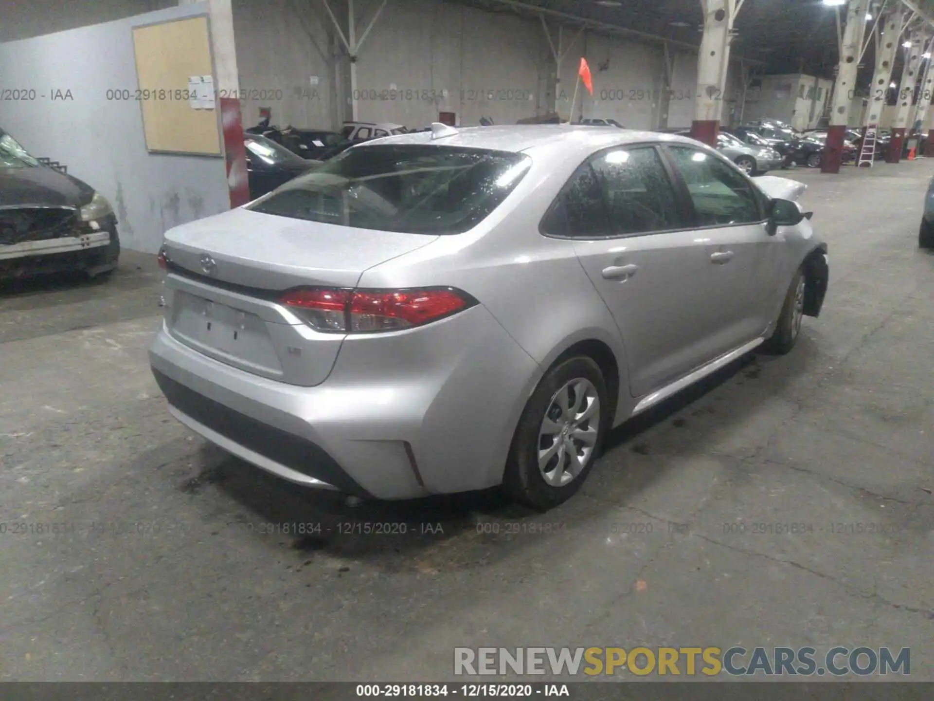 4 Photograph of a damaged car 5YFEPRAE4LP065119 TOYOTA COROLLA 2020