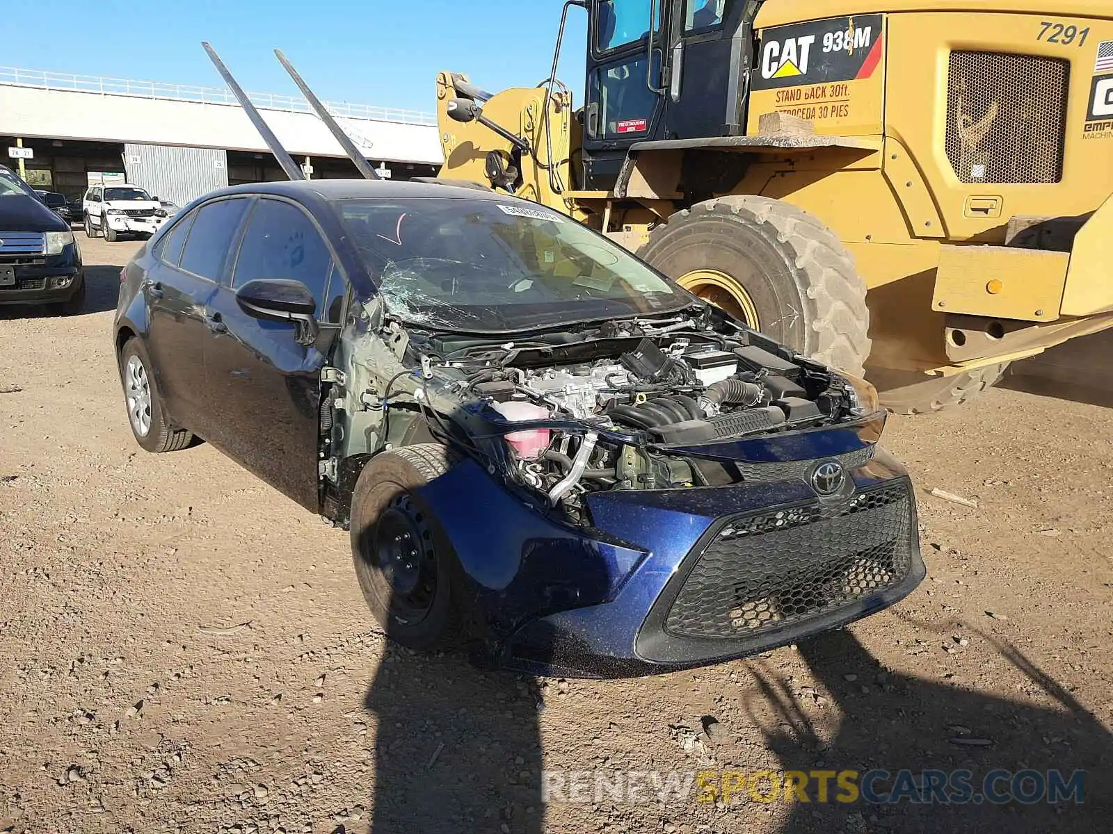 1 Photograph of a damaged car 5YFEPRAE4LP065864 TOYOTA COROLLA 2020