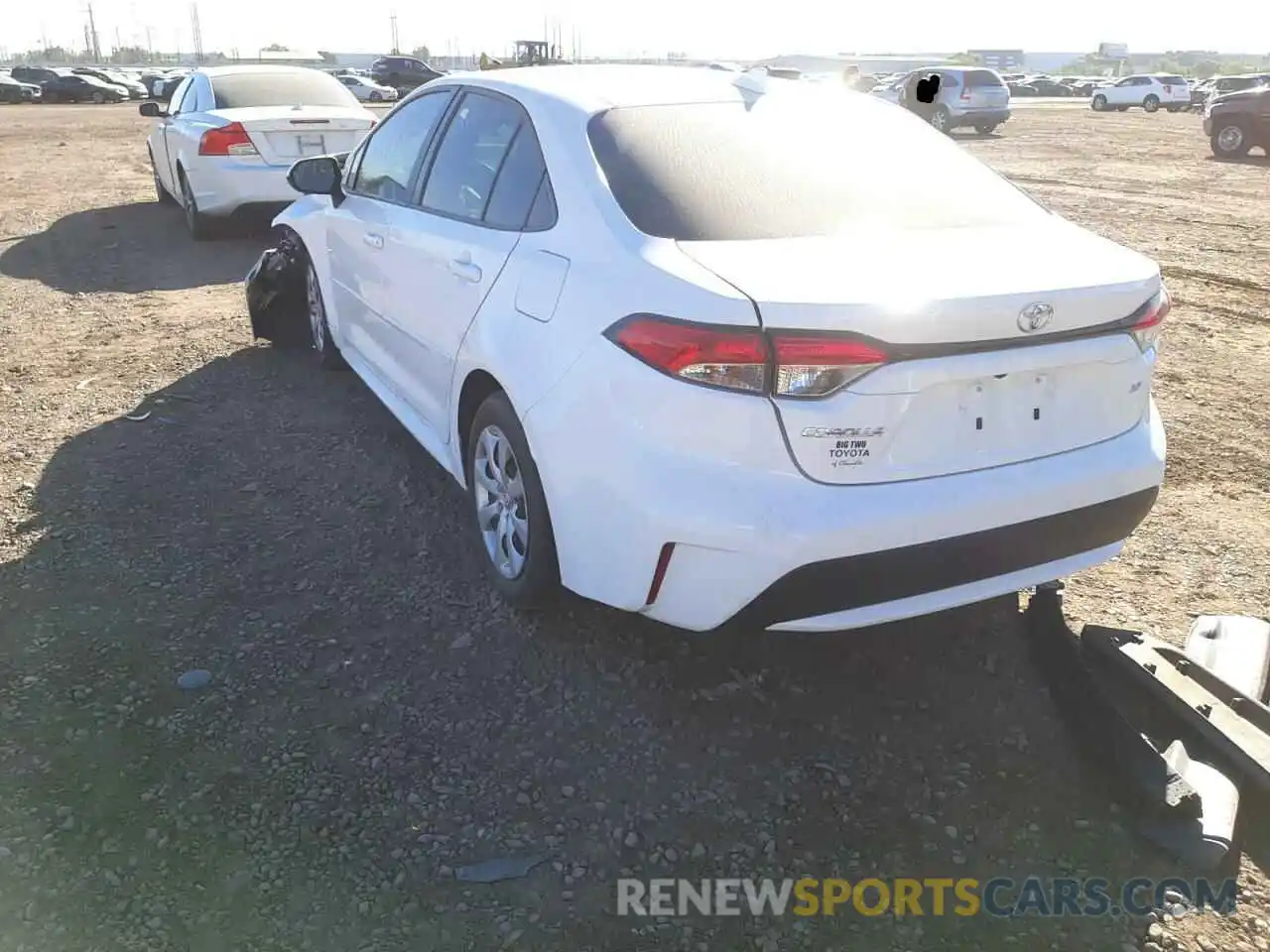 3 Photograph of a damaged car 5YFEPRAE4LP066075 TOYOTA COROLLA 2020